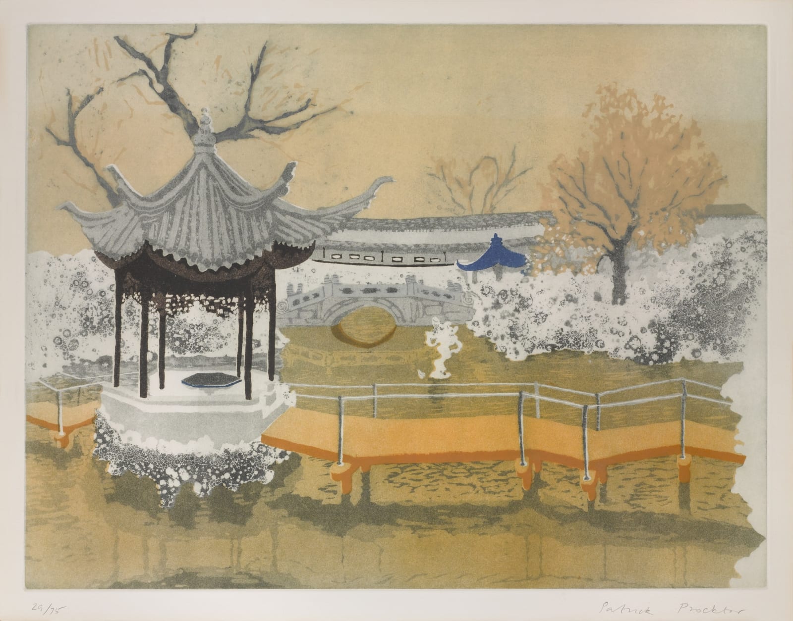 Patrick Procktor, Lion Rocks Garden, Soochow, 1980