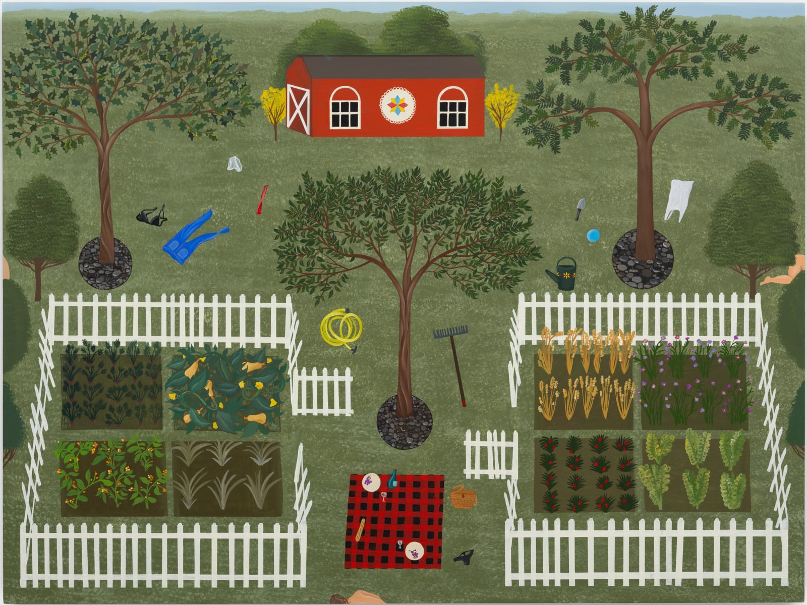 Anne Buckwalter, Picnic in the Garden, 2023
