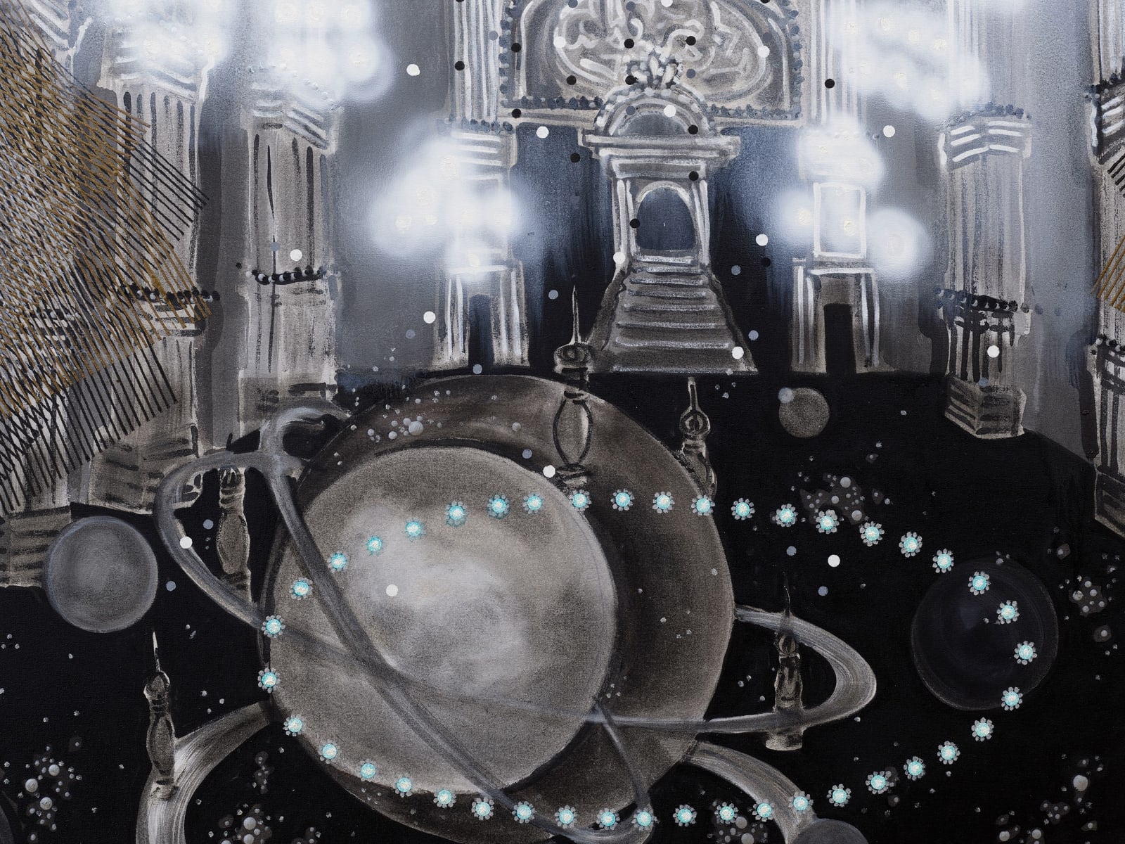 Michiko Itatani, Matrix Identity, 2024