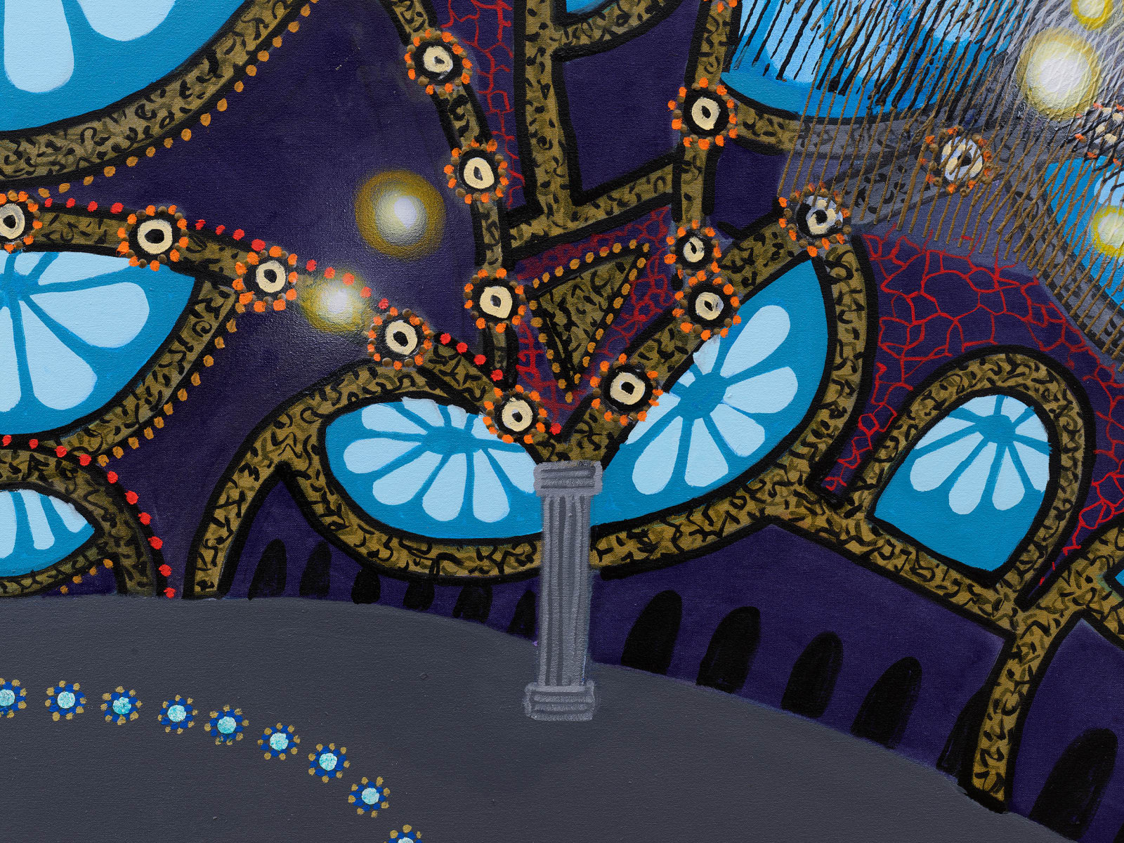 Michiko Itatani, Cosmic Theater, 2023