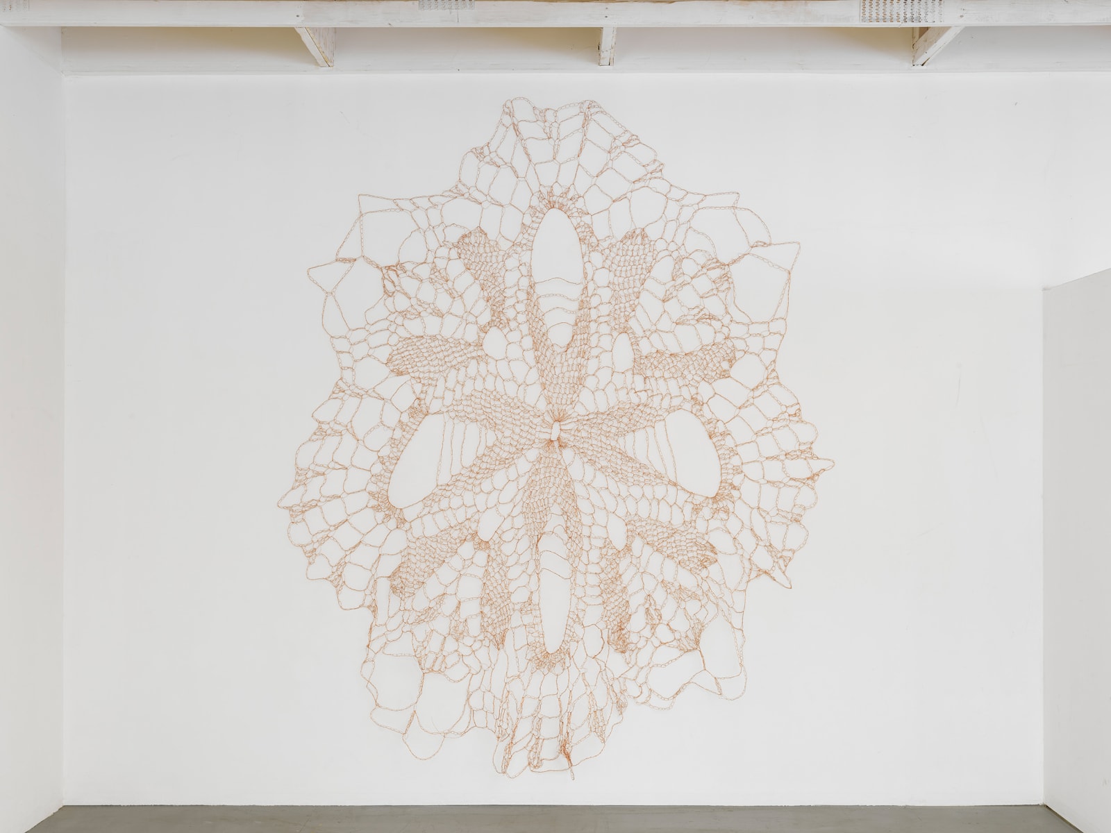 ektor garcia, crochet copper mandala, 2025