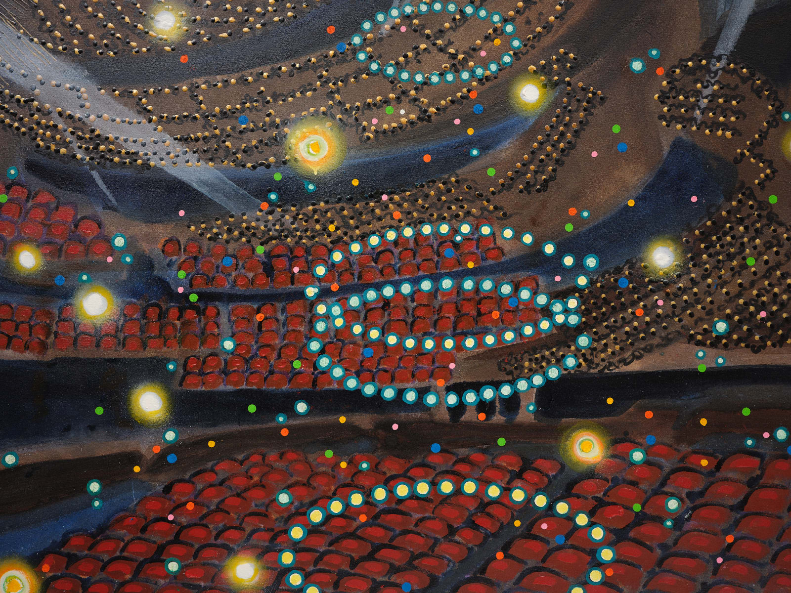 Michiko Itatani, Cosmic Symphony, 2015