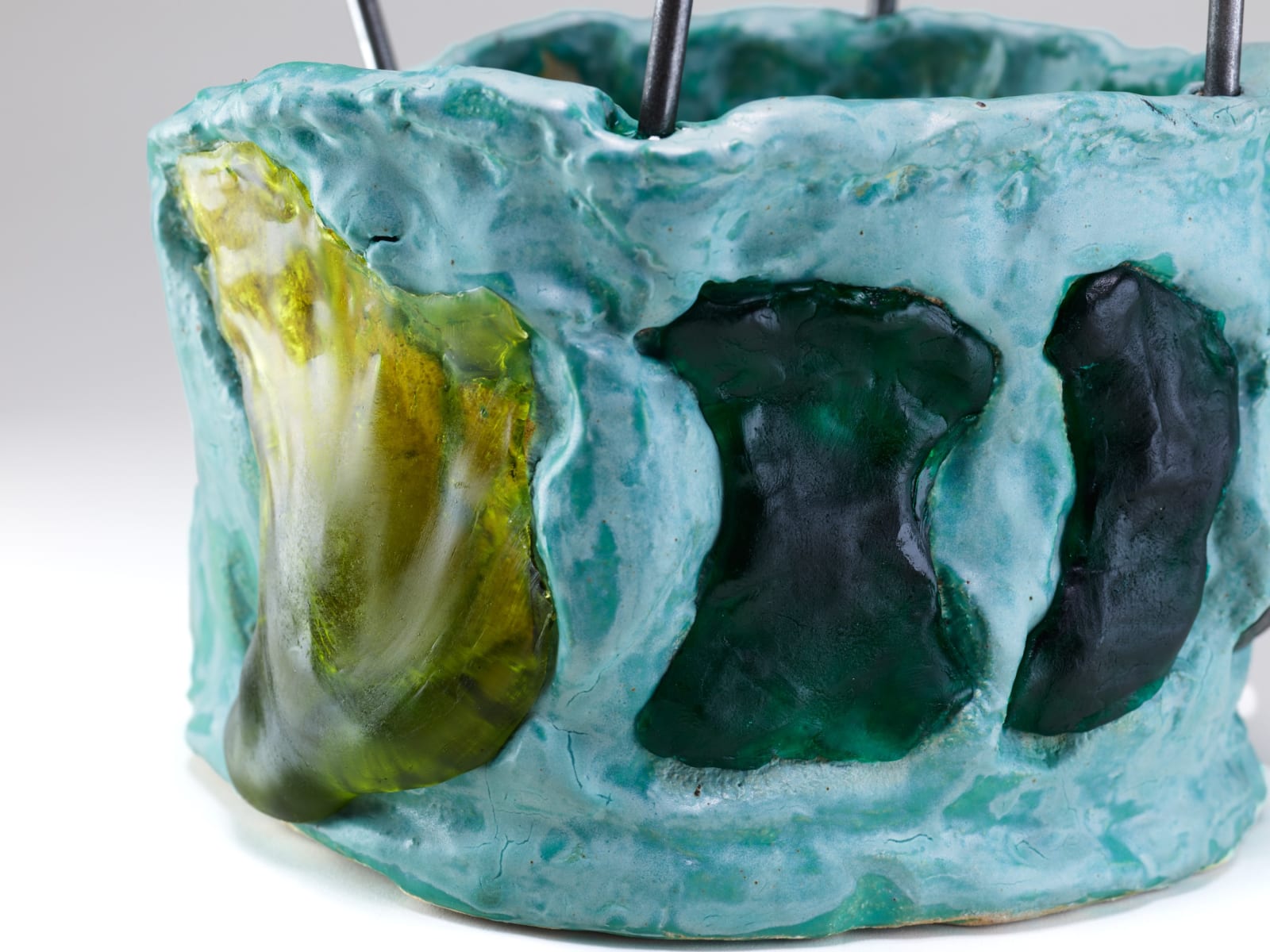 Sahar Khoury, Untitled (Turquoise crown), 2024