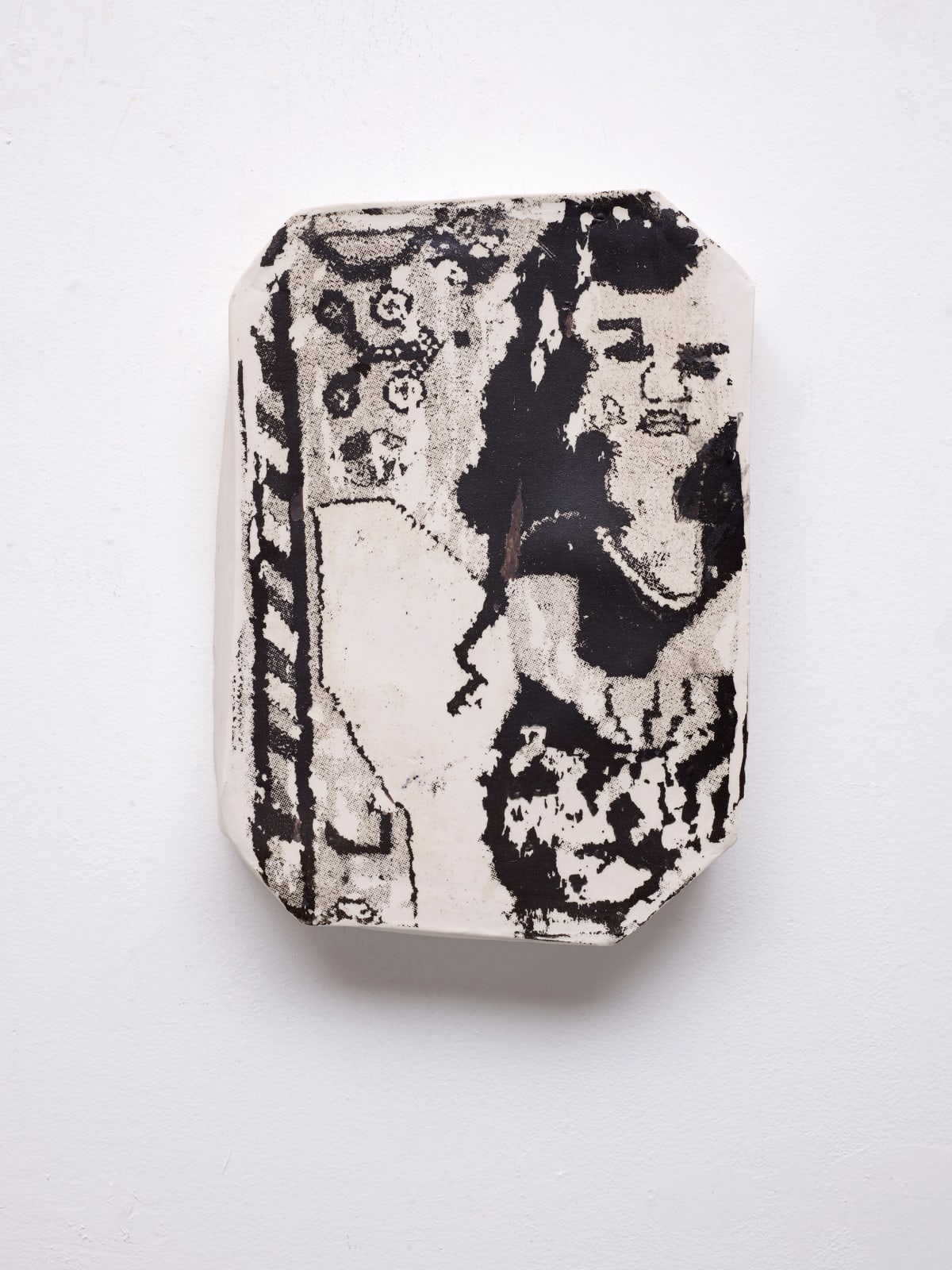 Sahar Khoury, Untitled (Lower left corner of my rug), 2024