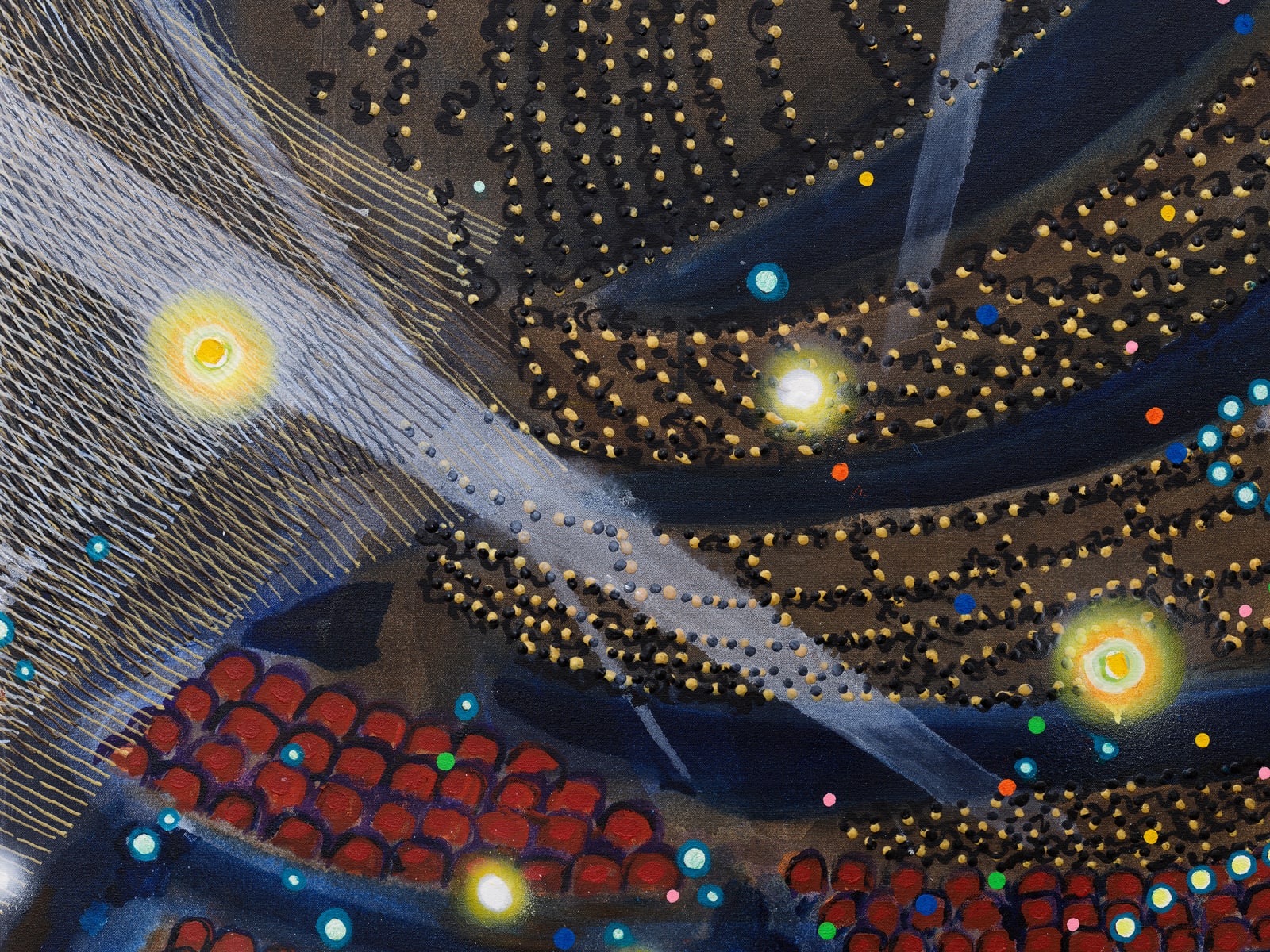 Michiko Itatani, Cosmic Symphony, 2015