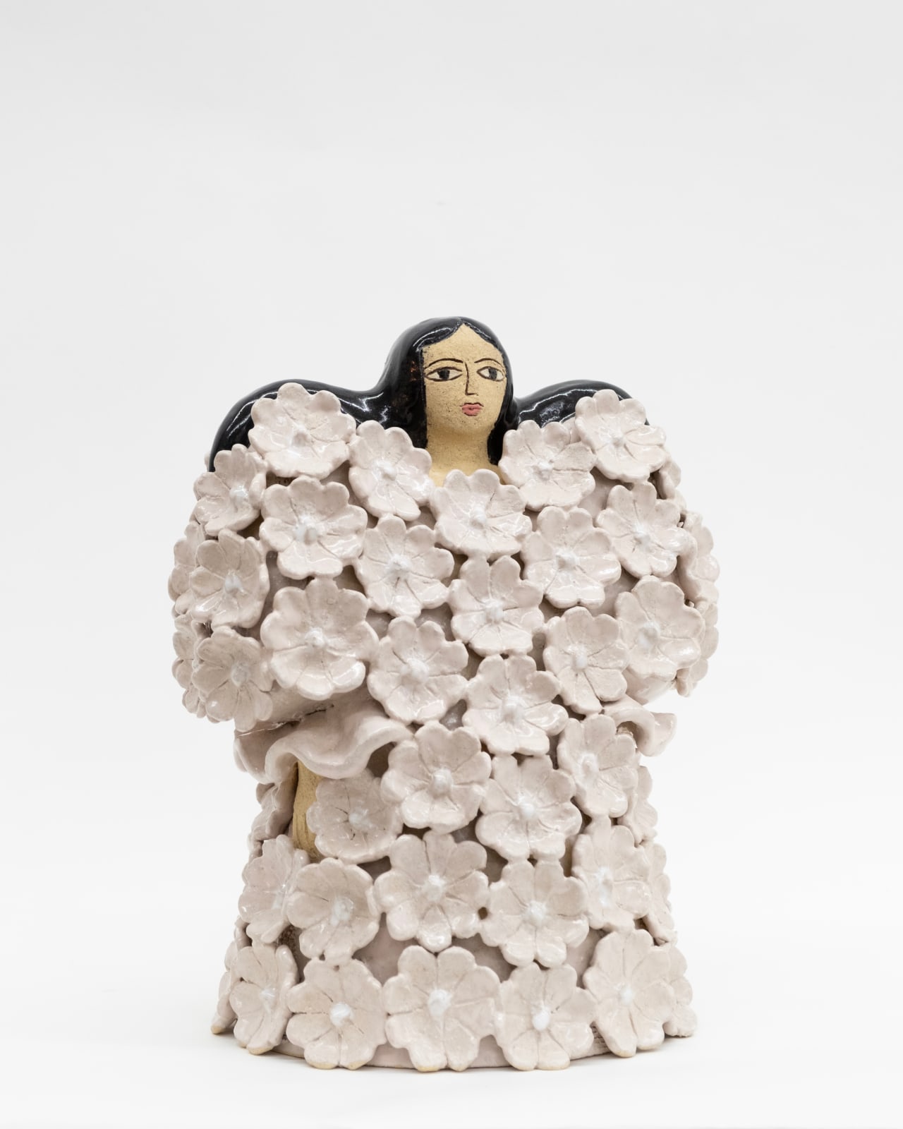 Maryam Yousif, Habibti in Dusty Pink Rosette Dress, 2025