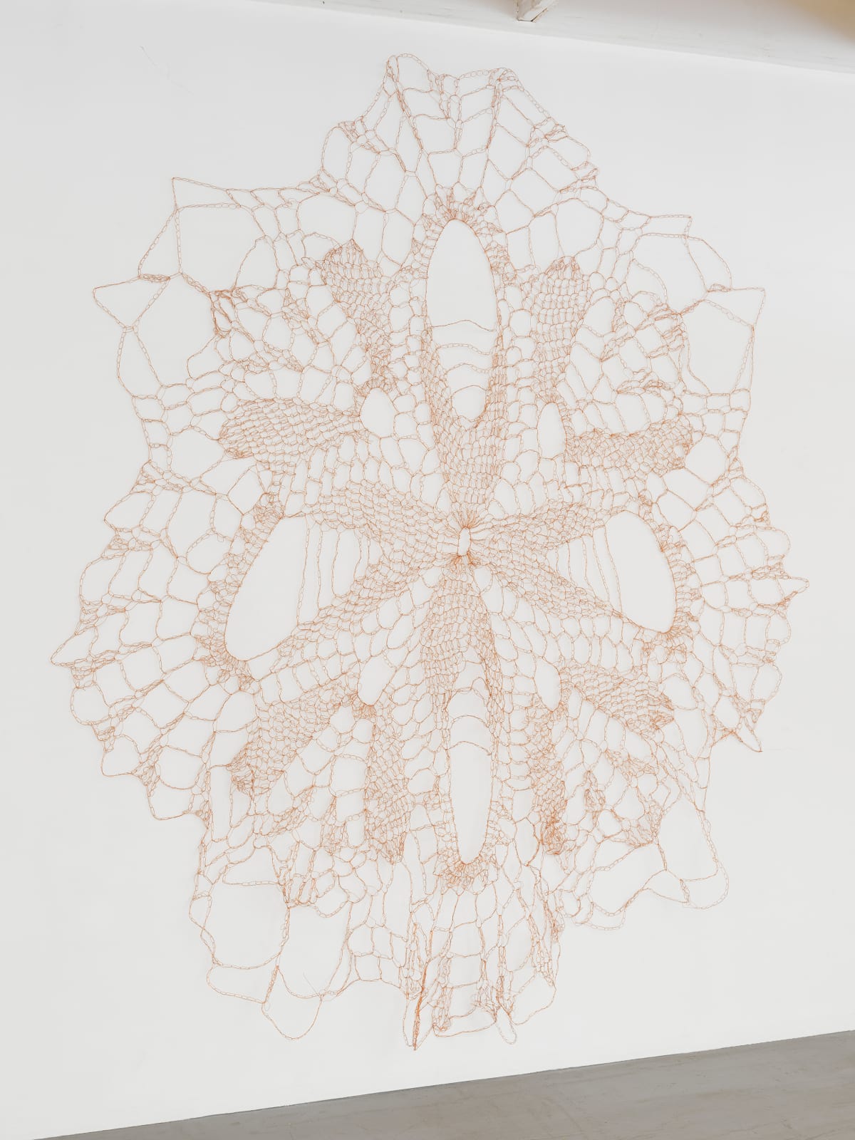 ektor garcia, crochet copper mandala, 2025