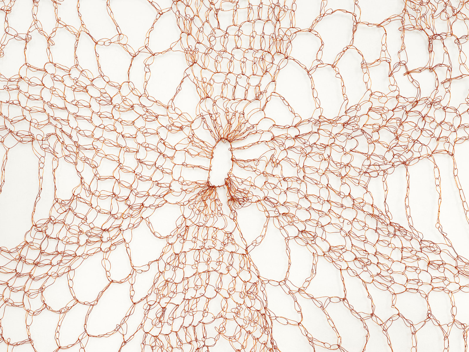 ektor garcia, crochet copper mandala, 2025