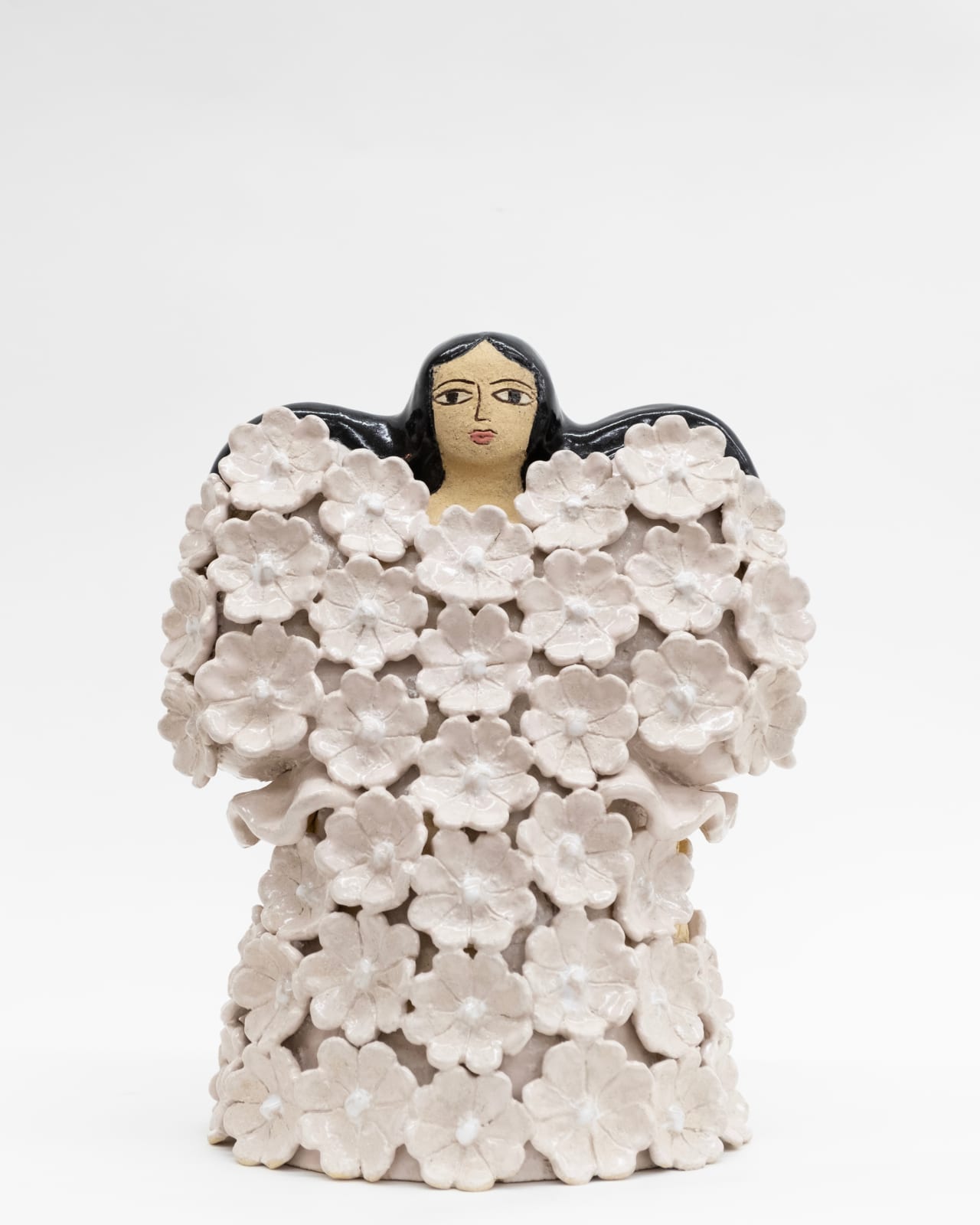 Maryam Yousif, Habibti in Dusty Pink Rosette Dress, 2025