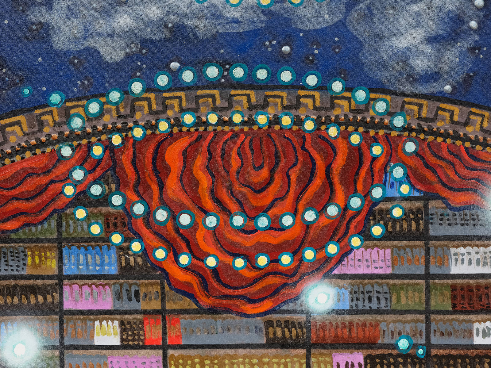 Michiko Itatani, Cosmic Wanderlust, 2014