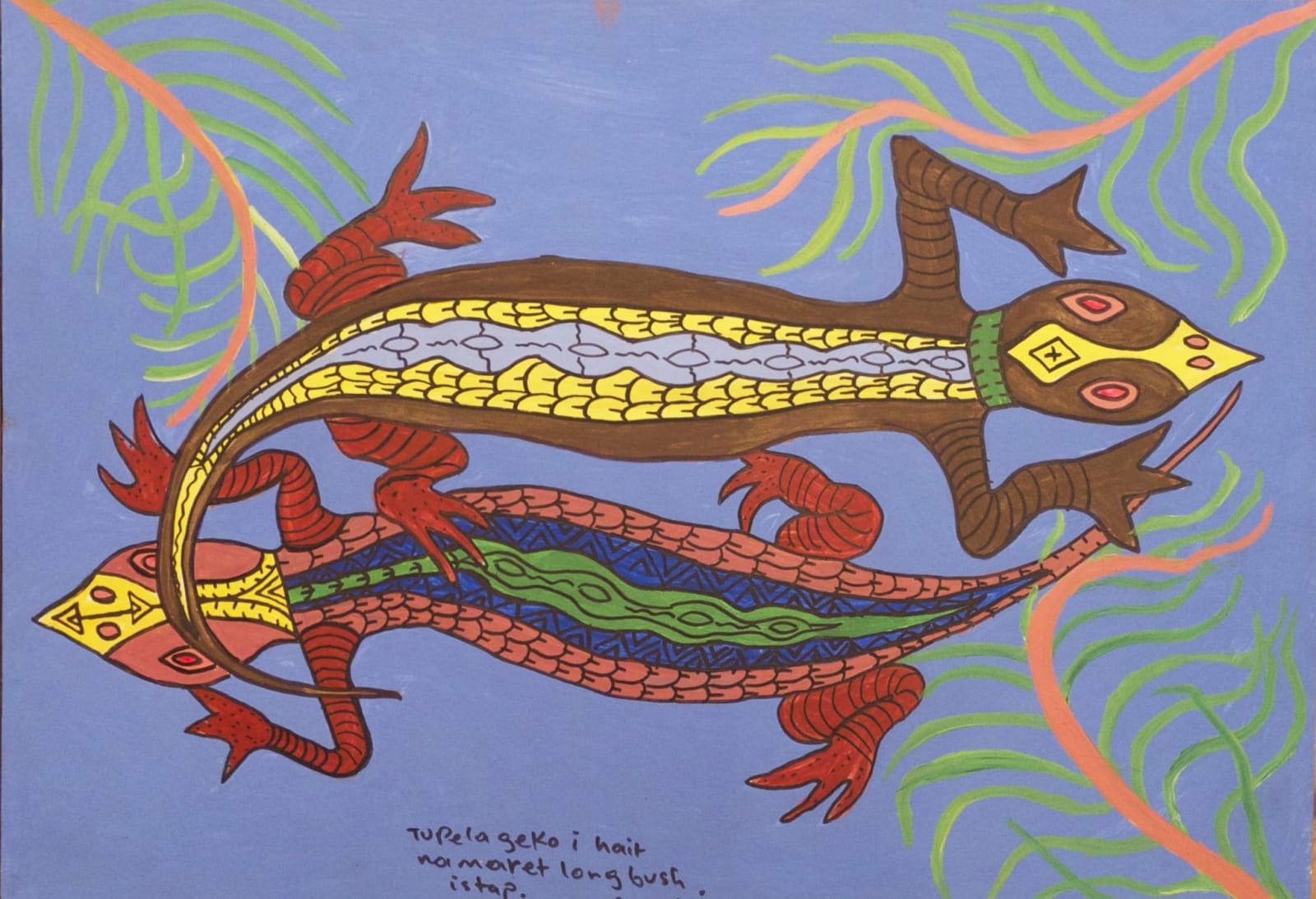 School of Kauage, These Gekos Hate Not Moving In Long Bush, It's a Trap, 1996