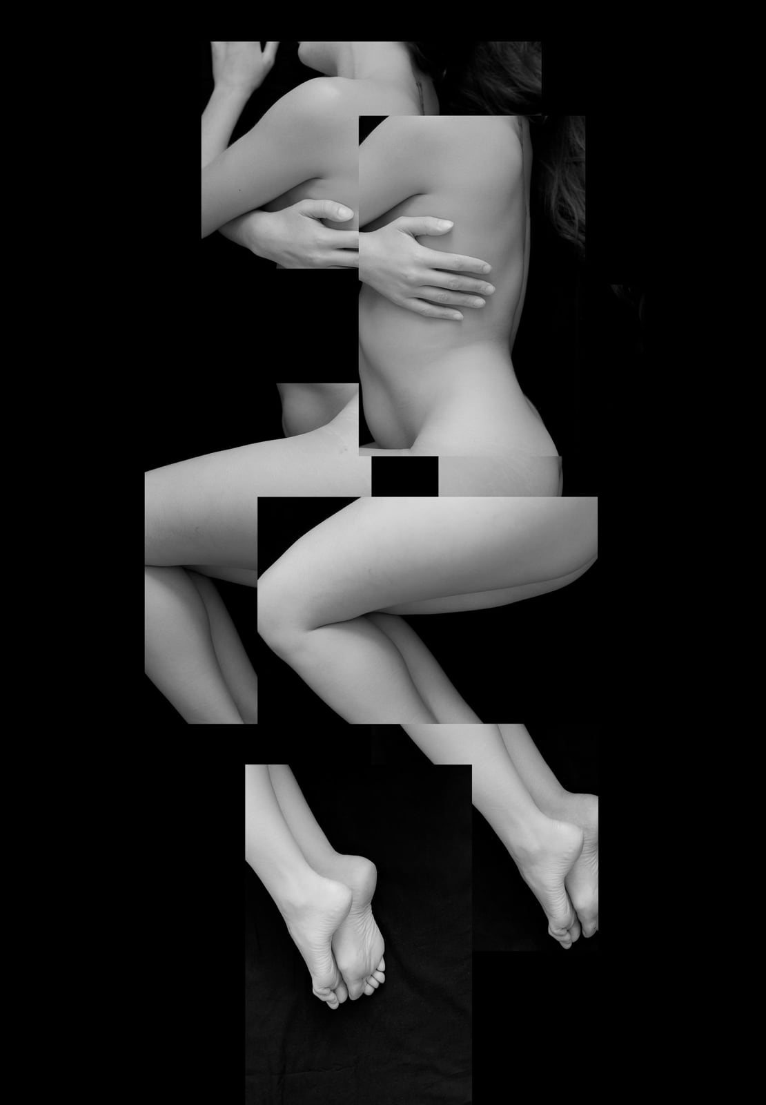 Photograph of naked woman by Luke White, available at the Rebecca Hossack Art Gallery.