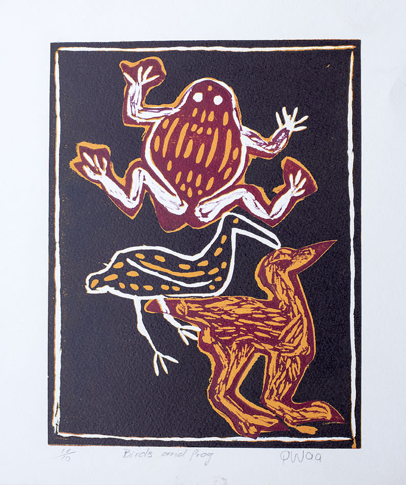 Qwaa, Birds & Frog , c. 2000