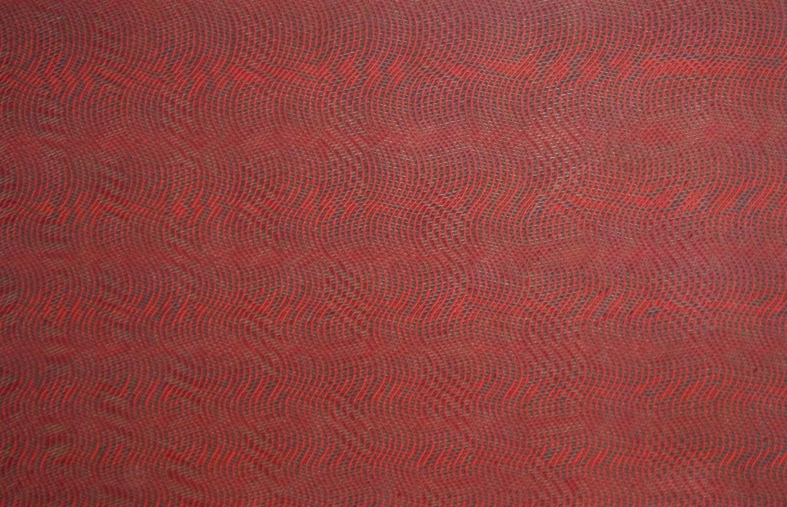 red oil painting by artist David Whitaker represented by Rebecca Hossack Gallery