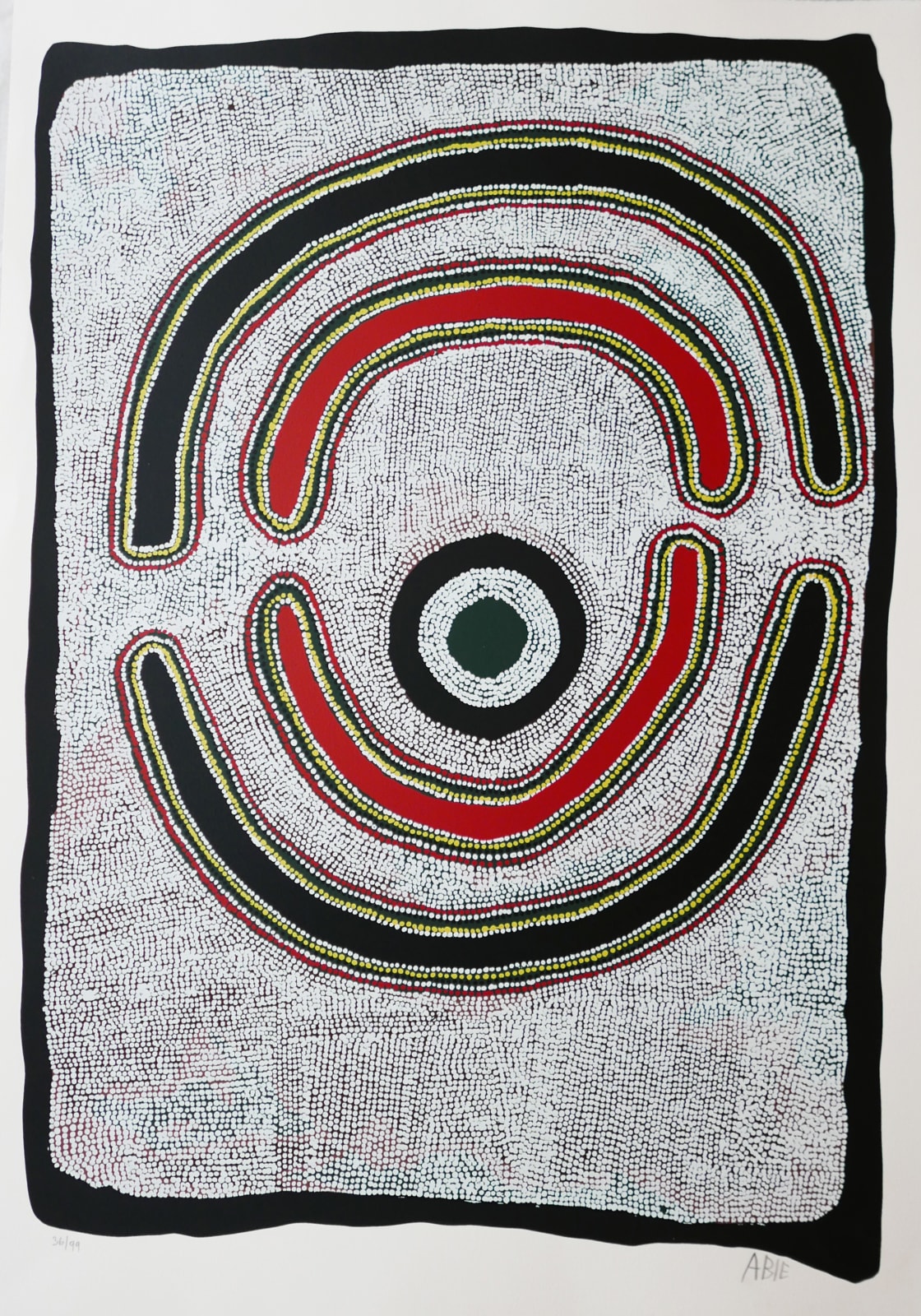 Abie Jangala, Women's Water Dreaming, 2000