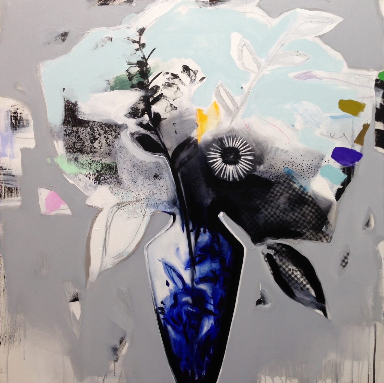 Emily Filler, Blue and White Vase, 2016