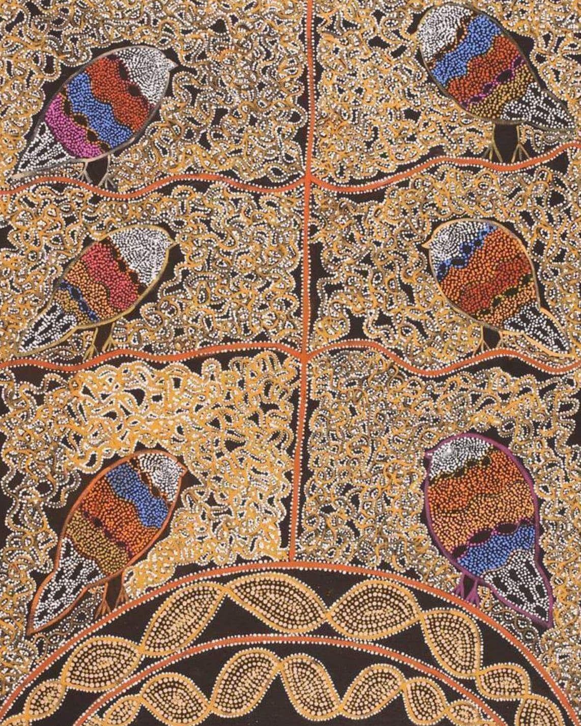 Geraldine Napangardi Granites, Ngalyipi Jukurrpa (Snake Vine Dreaming) - Purturlu, 2022