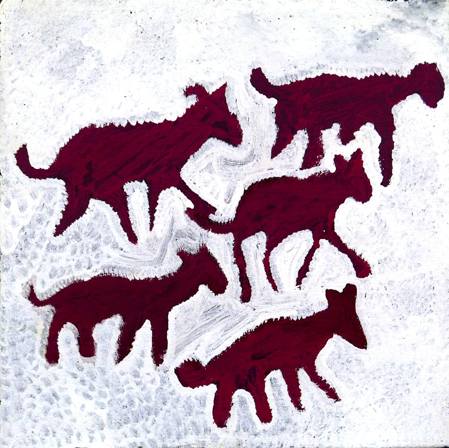 Rebecca Hossack Gallery in London presents works by Australian Aboriginal Utopia artist Motorbike Paddy, drawing on the legacy of Emily Kam Kngwarray and the Utopia region