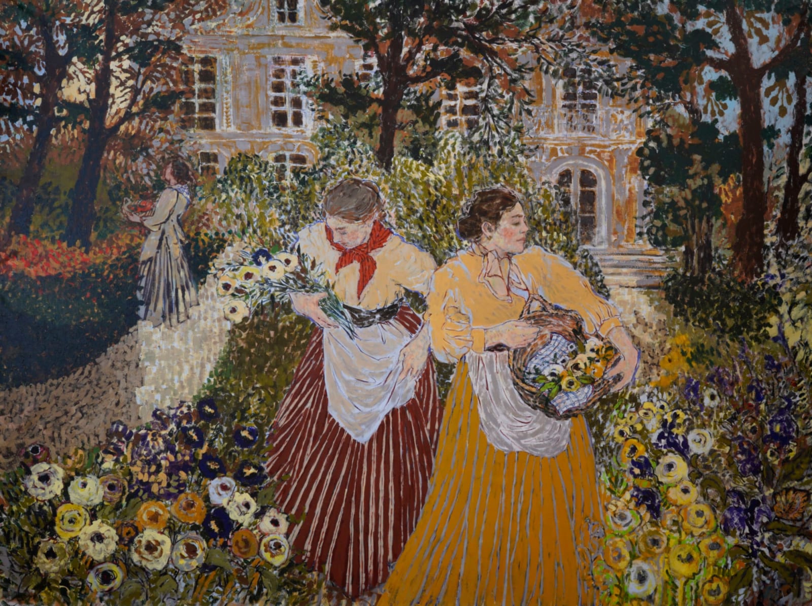 Nikoleta Sekulovic, 2025, acrylic and oil stick on linen, Rebecca Hossack Art Gallery London, Seattle, contemporary art, figurative painting