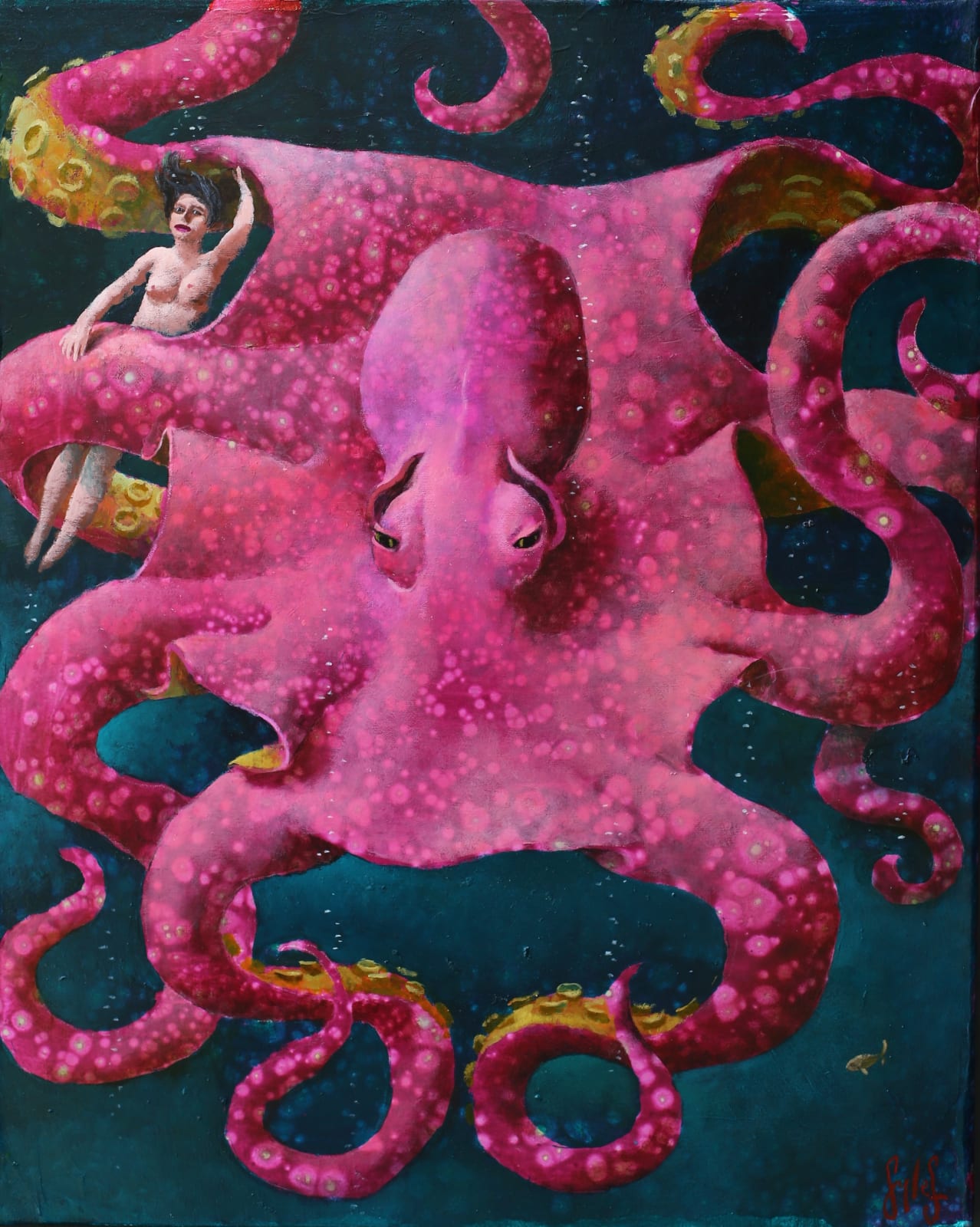 Sylvain Lefebvre, Sandra and the Purple Octopus, 2021