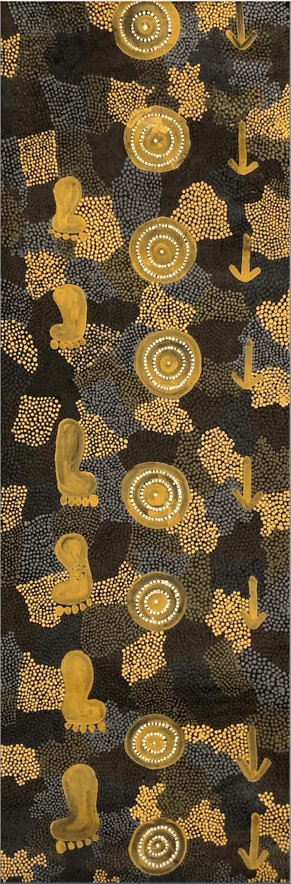 Johnny Warangkula Tjupurrula, Emu Dreaming, c.1988