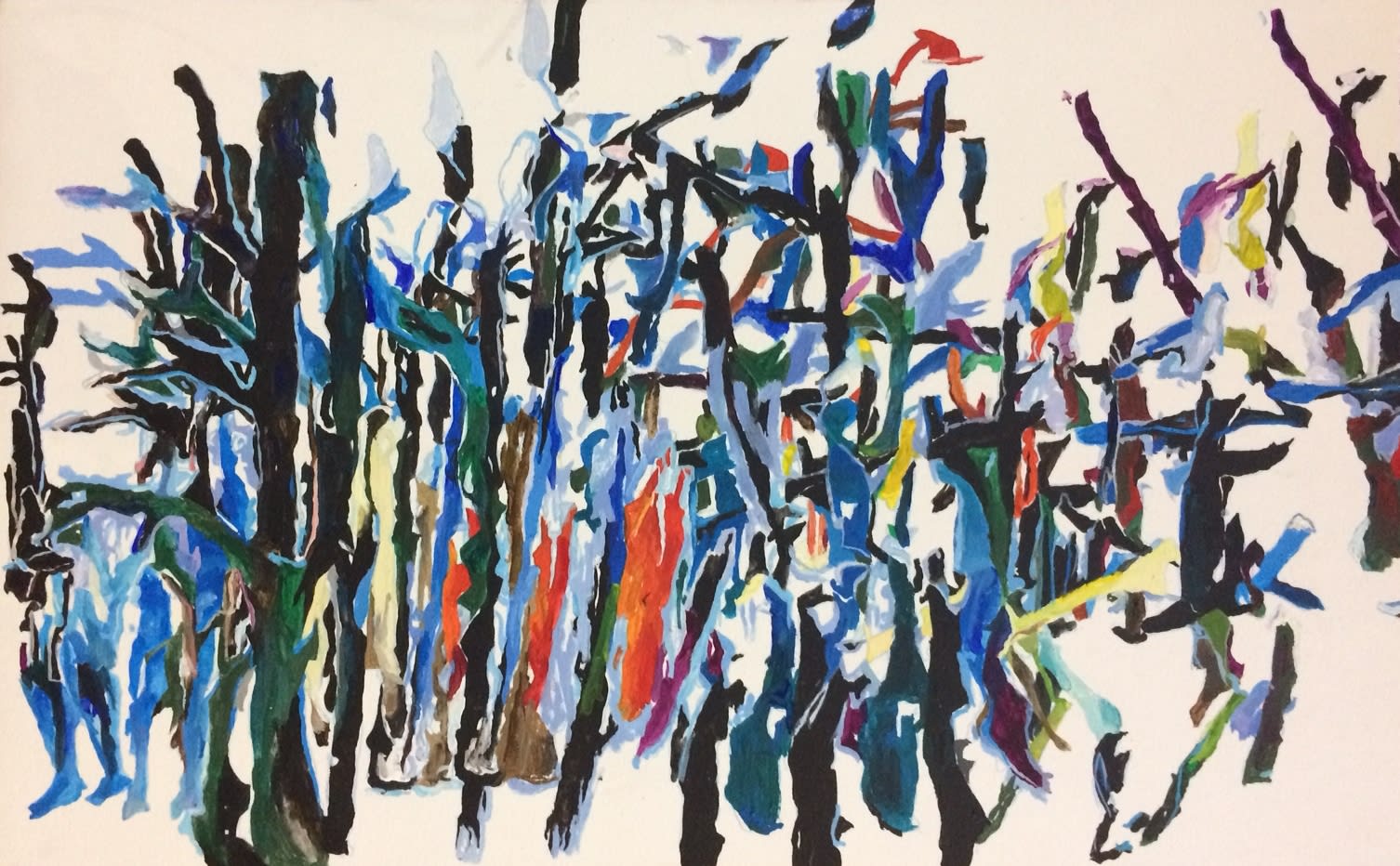 Patricia Cain, Field of Trees I, 2017