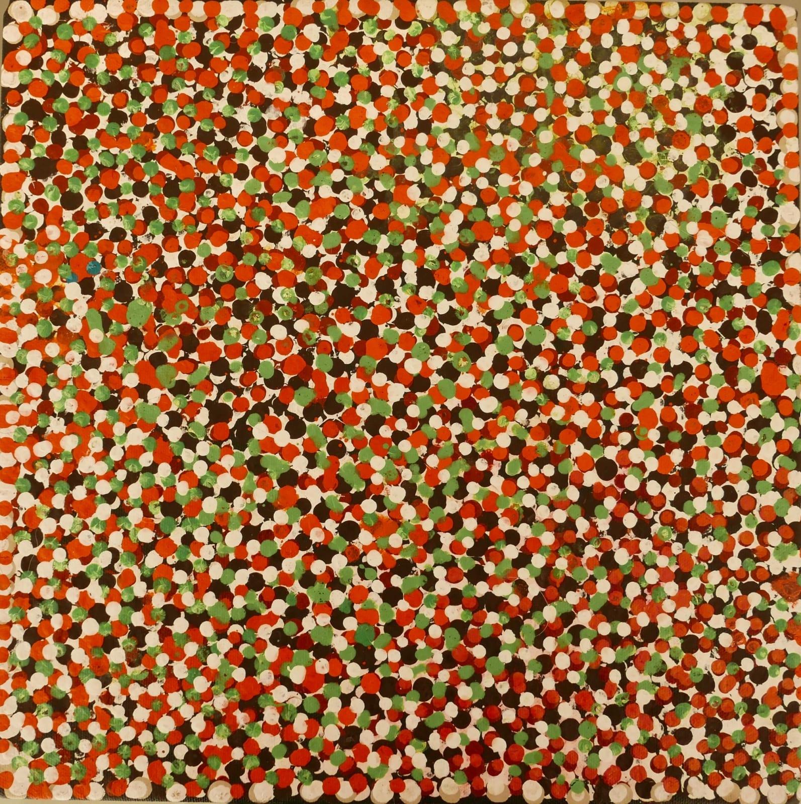 Rebecca Hossack Gallery in London presents works by Australian Aboriginal Utopia artist Motorbike Paddy, drawing on the legacy of Emily Kam Kngwarray.