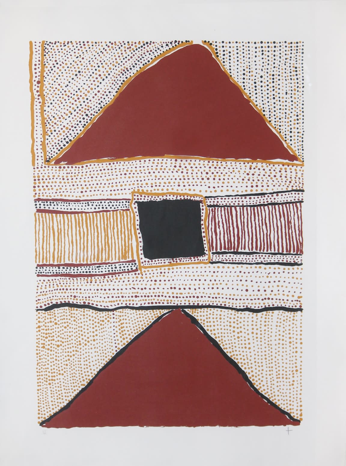 Kitty Kantilla, screenprint, Tiwi, Aboriginal artist and artwork.