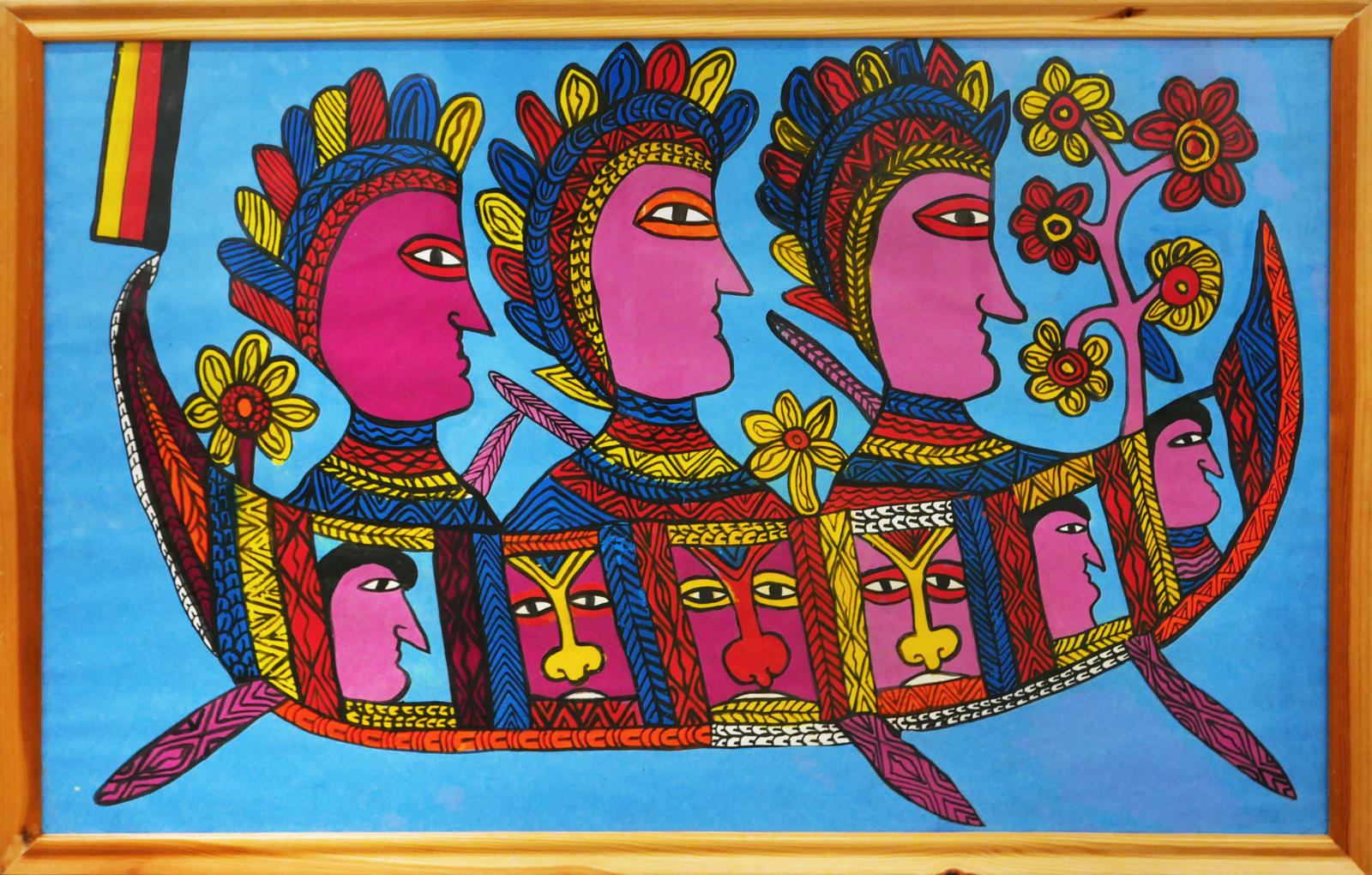 Mathias Kauage, Tourist Boat, 1993