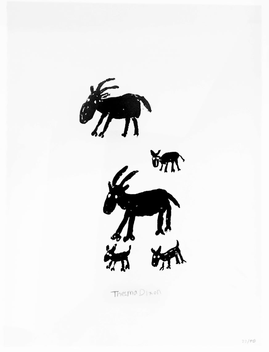 Thelma Dixon, Nanny Goats and her Kiddies, 2009