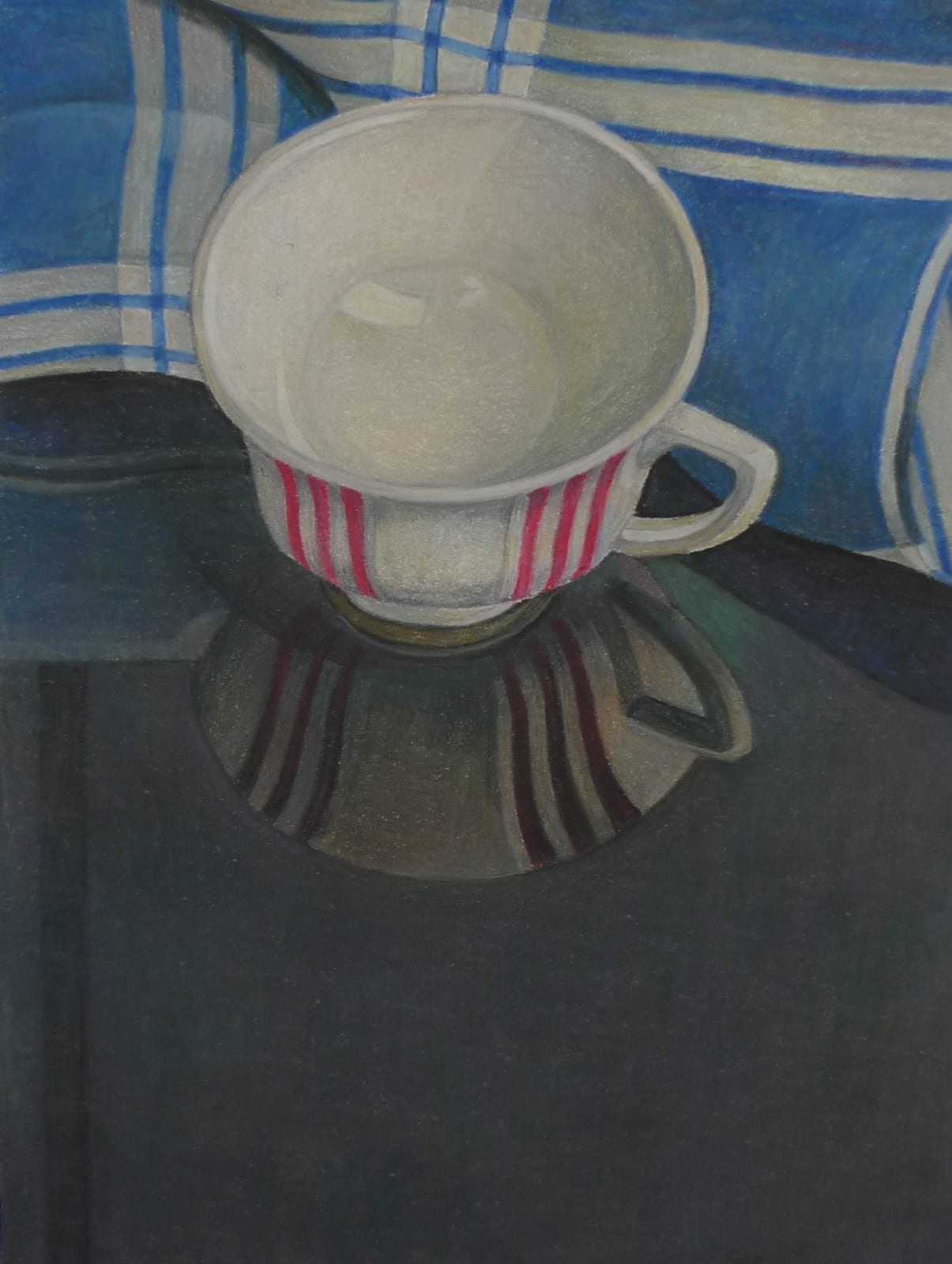 Aaron Kasmin, Striped Cup, 2015