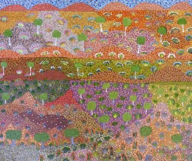 Artists of Ampilatwatja, Bush medicine plants on my country (Julieanne Morton), 2011
