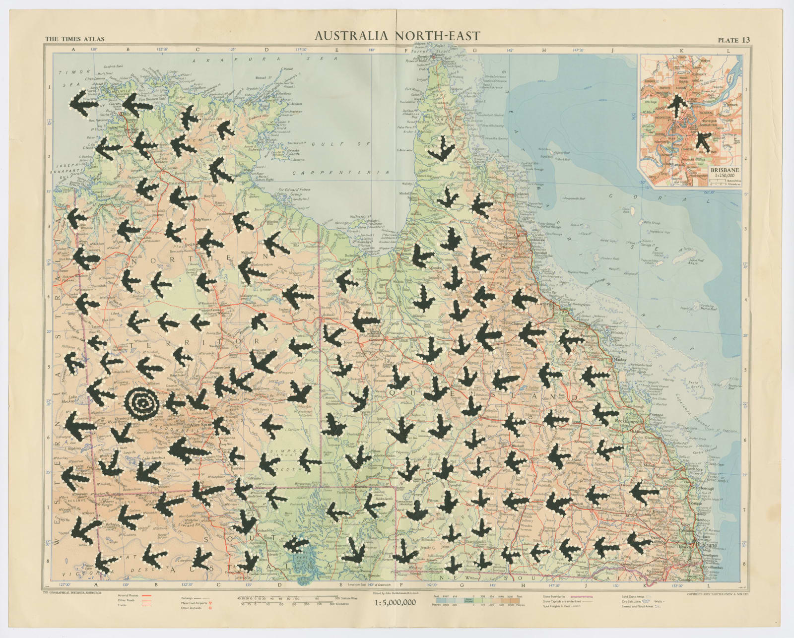 Samuel Jampijinpa Collins with Patrick Waterhouse, AUSTRALIA NORTH-EAST, Revised with Samuel Jampijinpa Collins, 2022