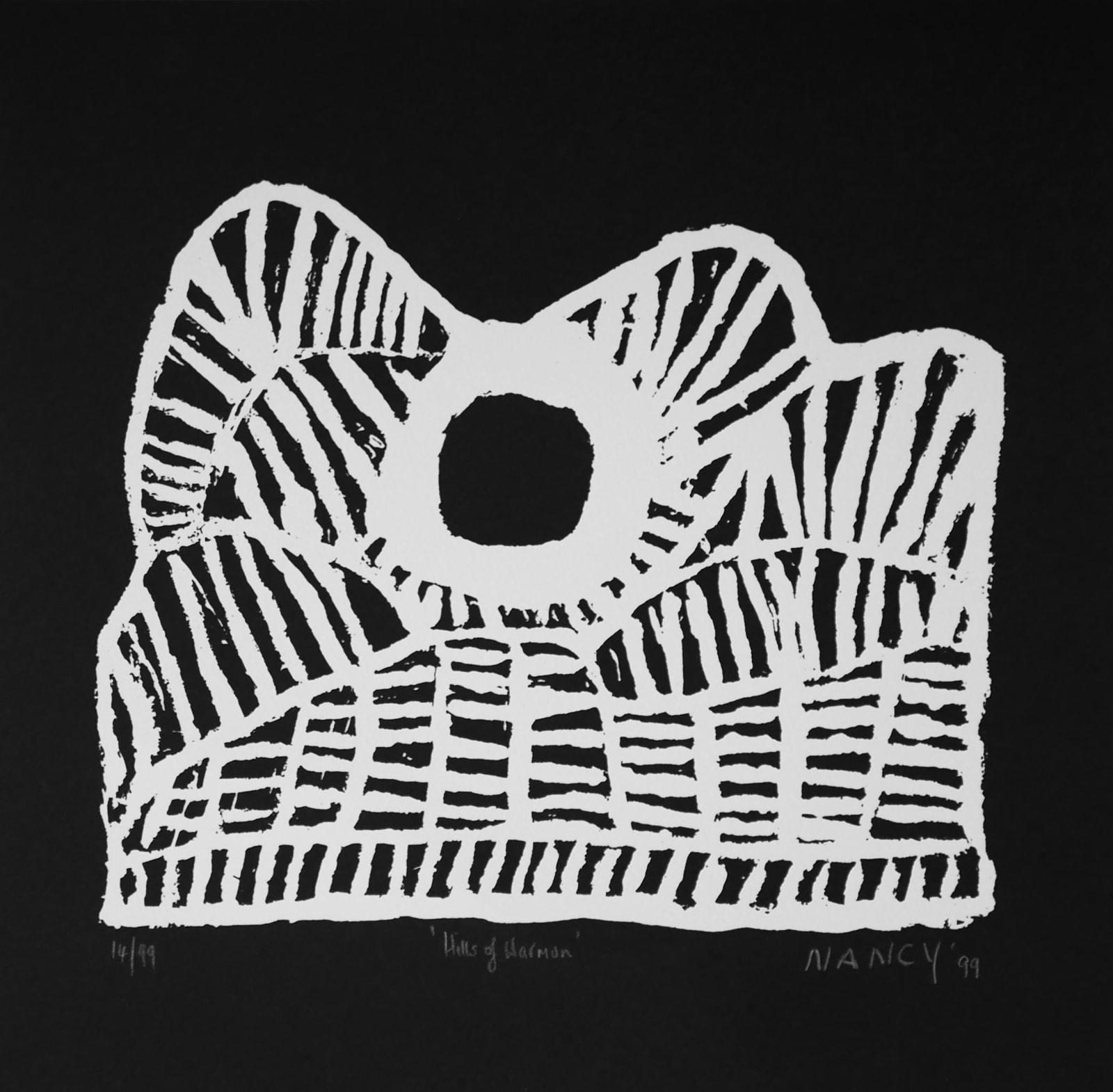 Nancy Nodea, screenprint, Kimberley, Aboriginal artist and artwork.