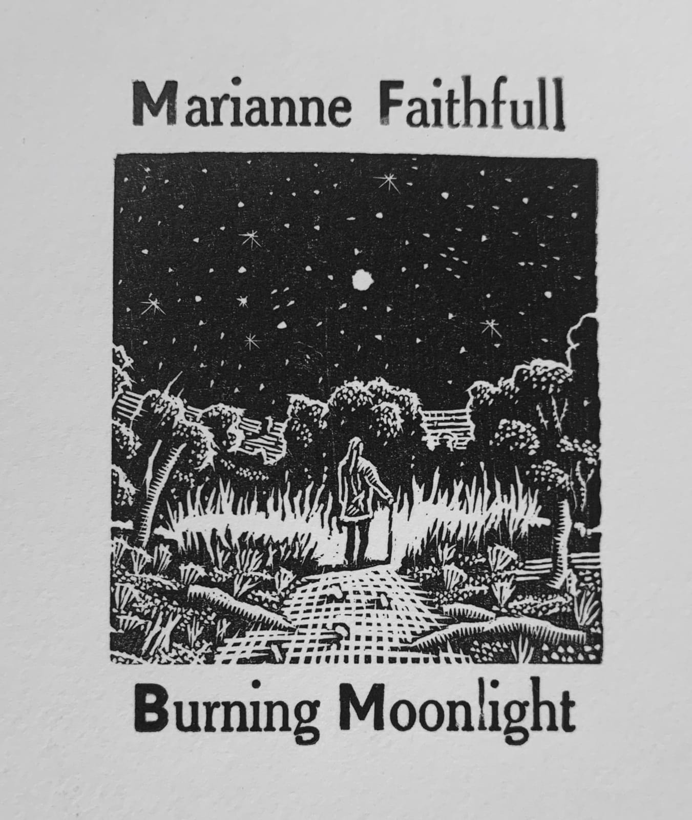 David Frazer, Marianne Faithful Burning Moonlight I, 2025