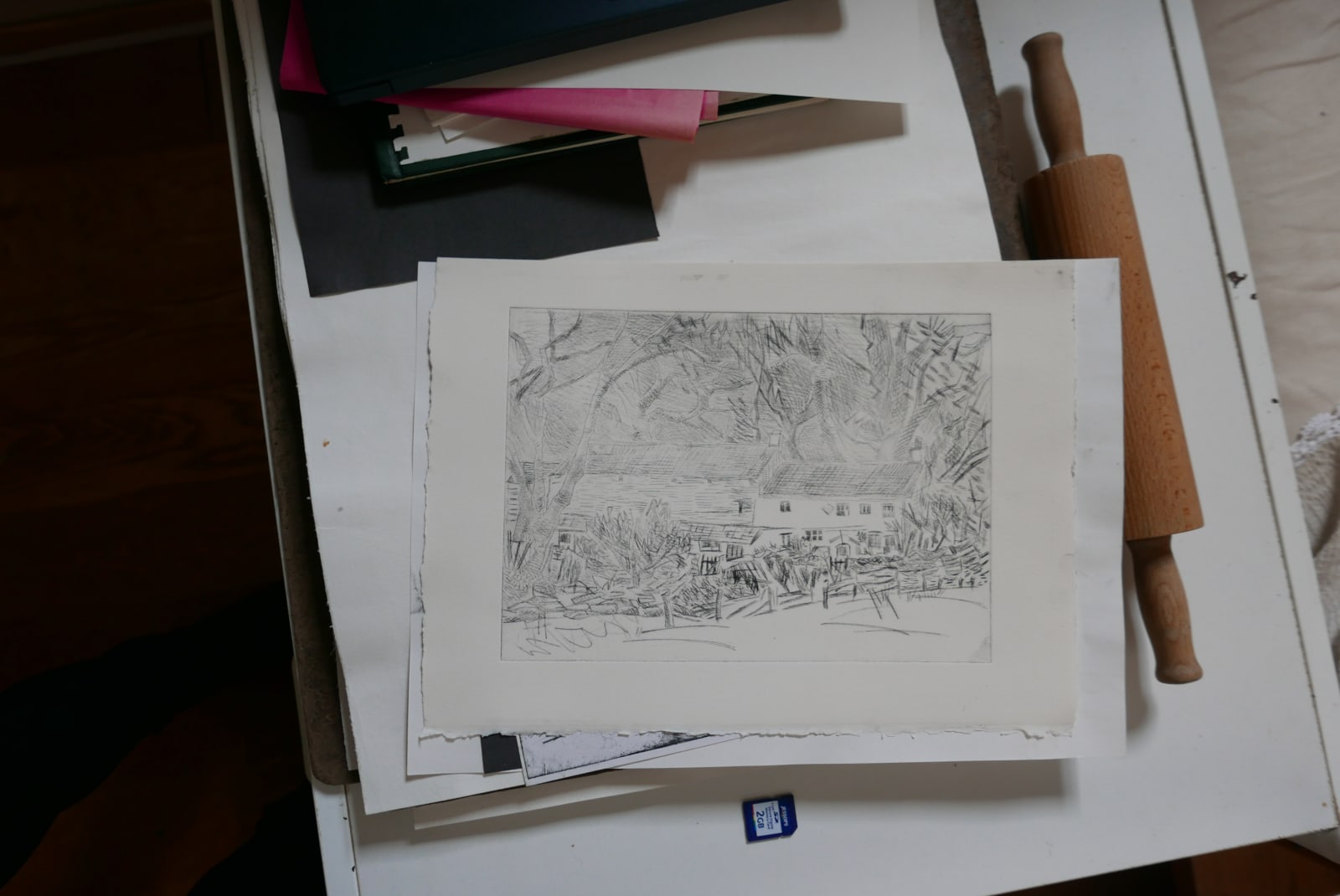 Louise Sturgis, Artist Studio Shot, 2023