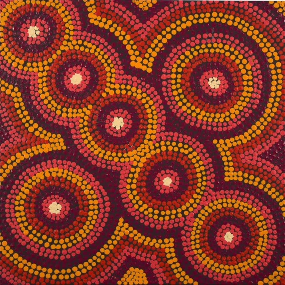 Violet Napurrurla Malbunka, Warlukurlangu Jukurrpa (Fire Country Dreaming), 2016