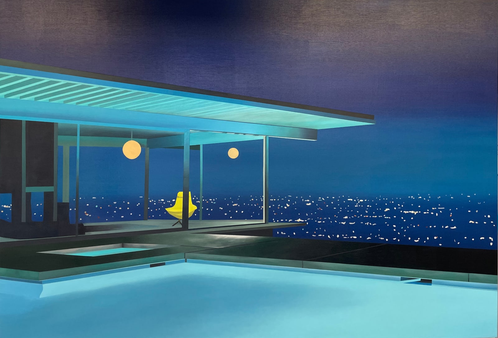 Laurence Jones, Liminal Framework (Indigo Night), 2022