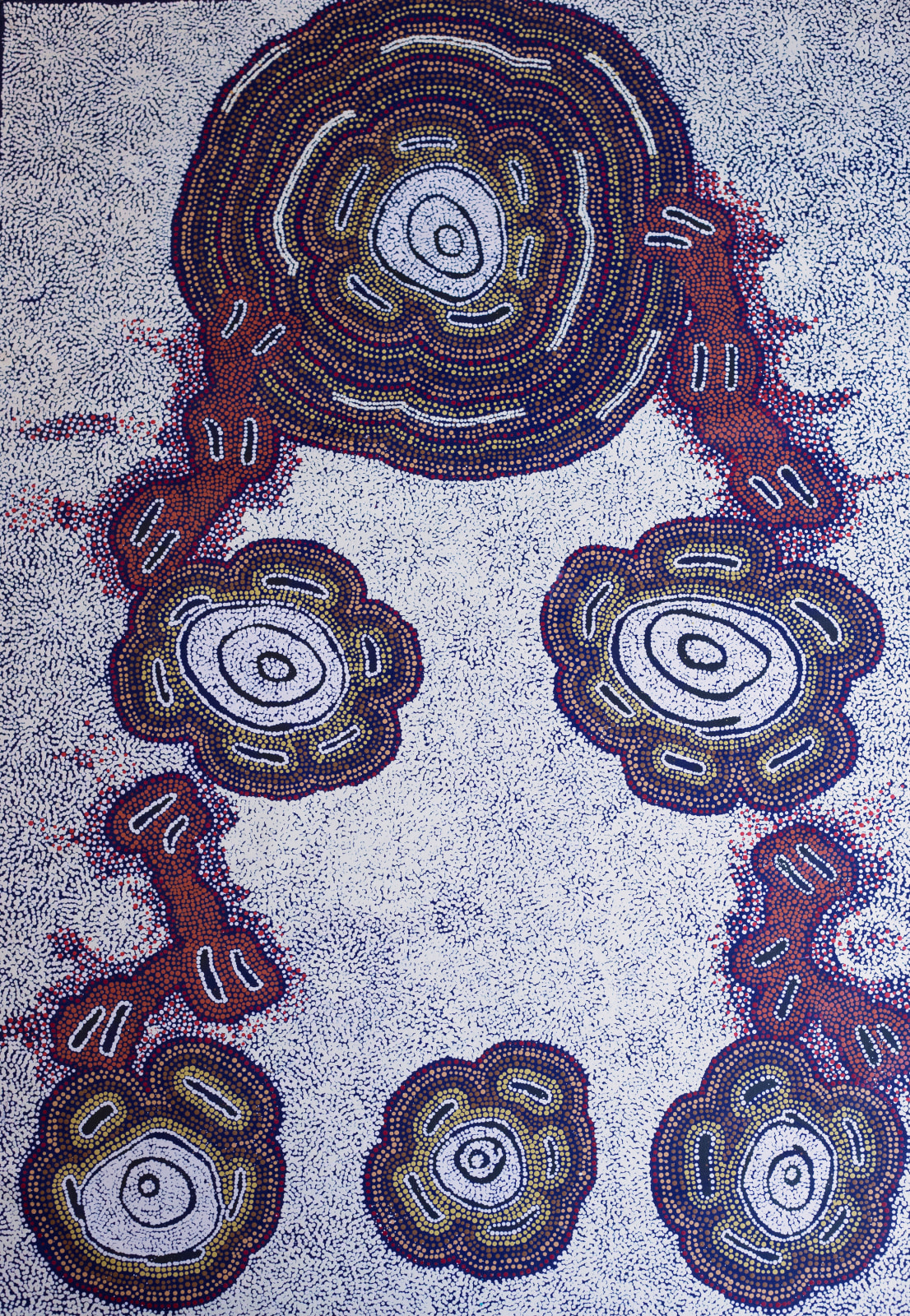Kara Napangardi Ross, Pamapardu Jukurrpa - Flying Ant Dreaming, n.d.