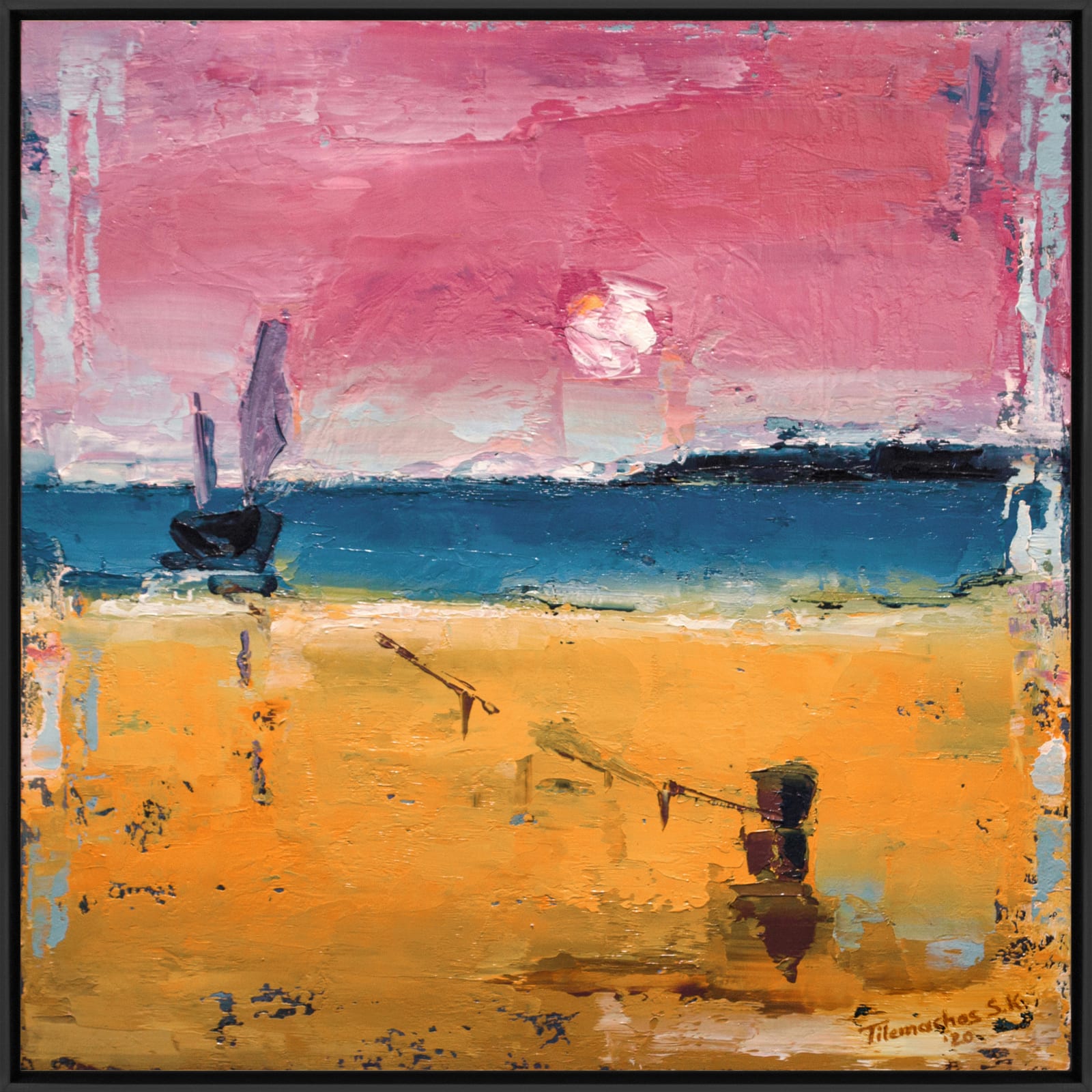 Tilemachos Kyriazatis, Docked under the moon, 2020