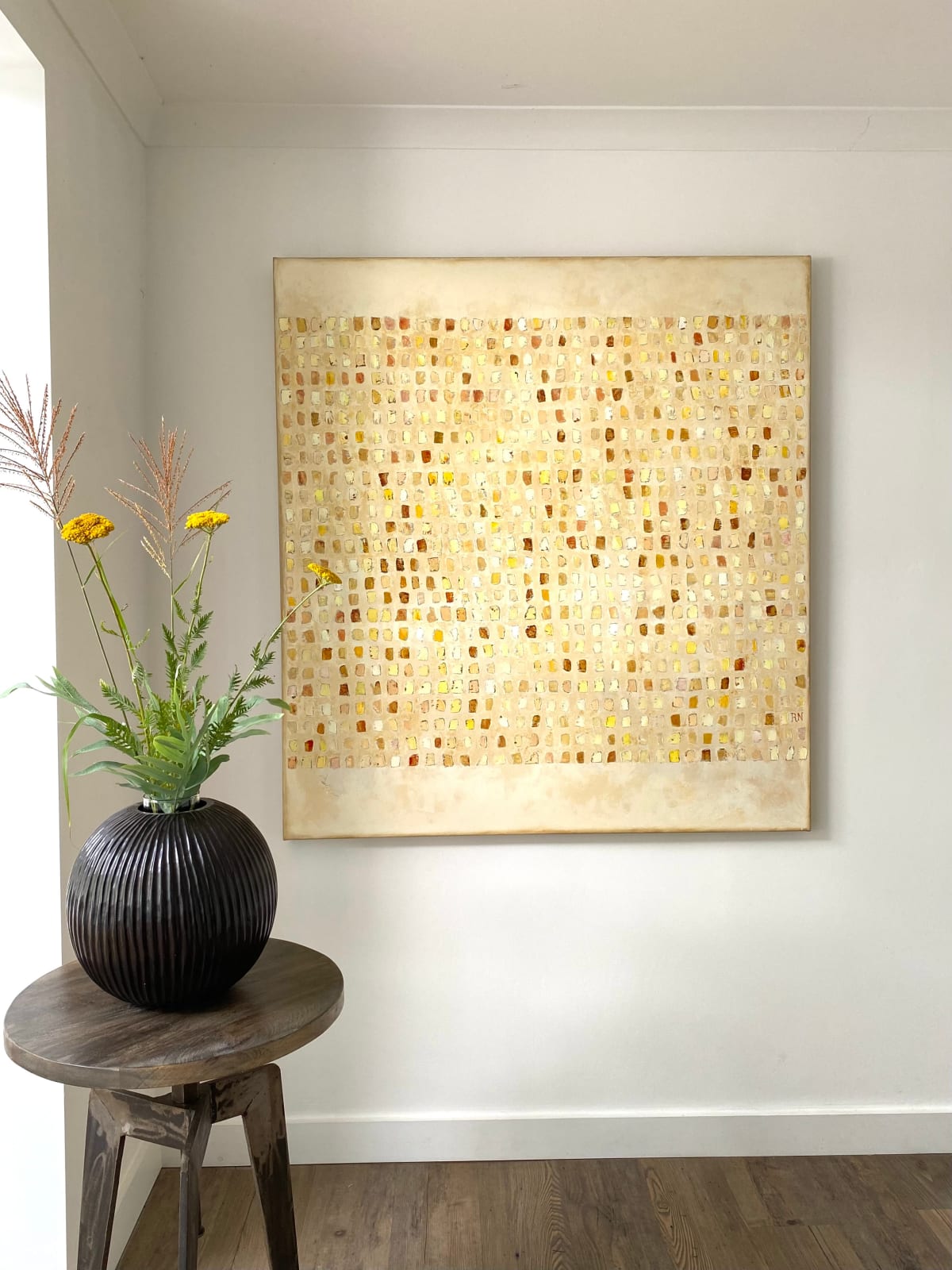 Richard Nott, Richard Nott, 835 Small Golden Marks install shot , 2023