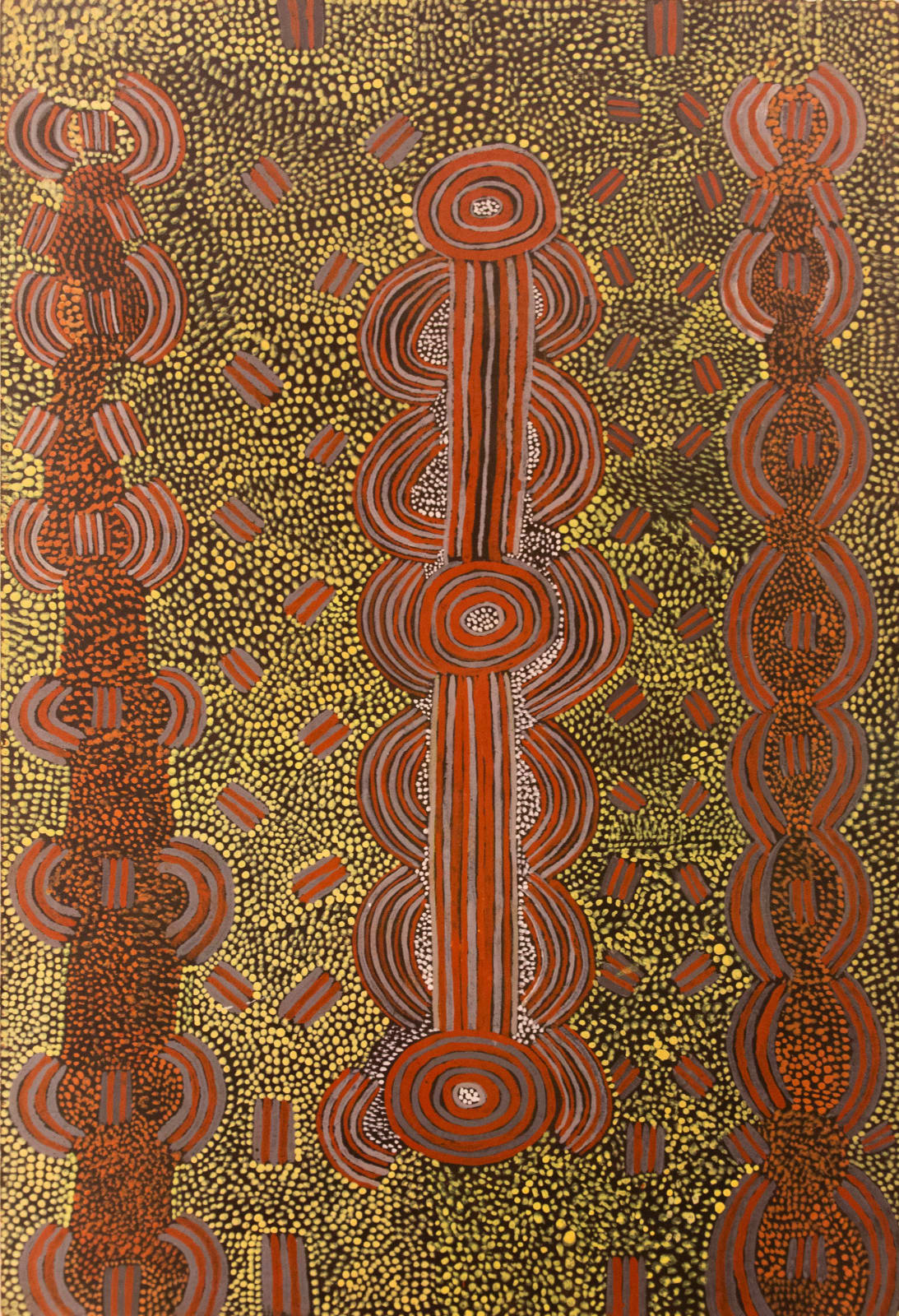 Turkey Tolsen Tjupurrula, Napaltjarri Dreaming, 1973
