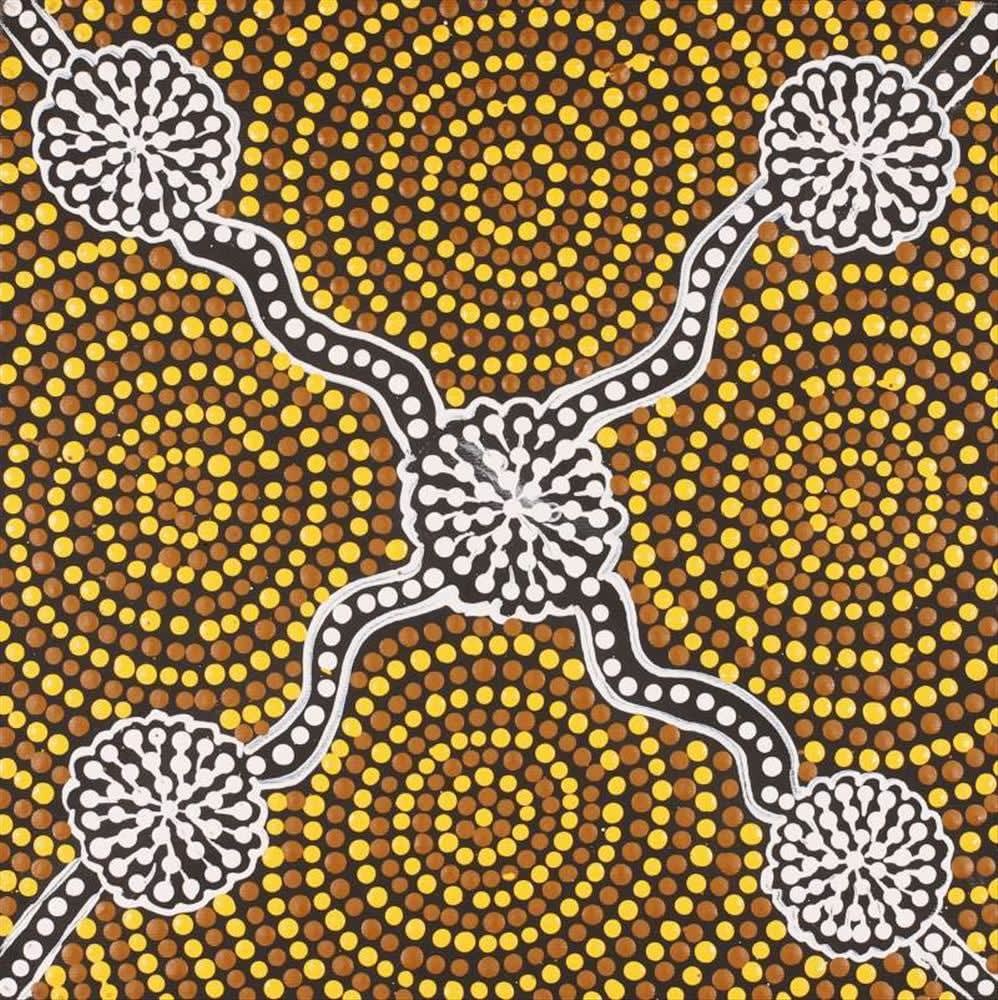 Selma Napanangka Tasman, Wanakiji Jukurrpa - Bush Tomato Dreaming, 2022