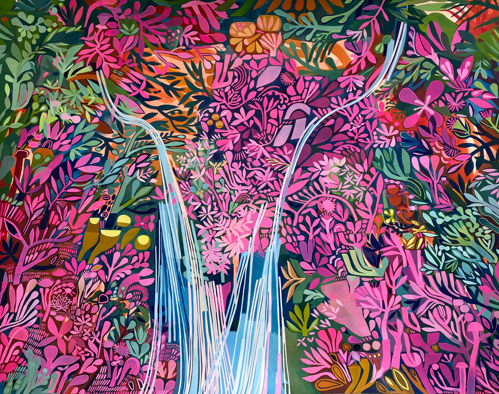 Ashley Amery, Two Waterfalls, 2024