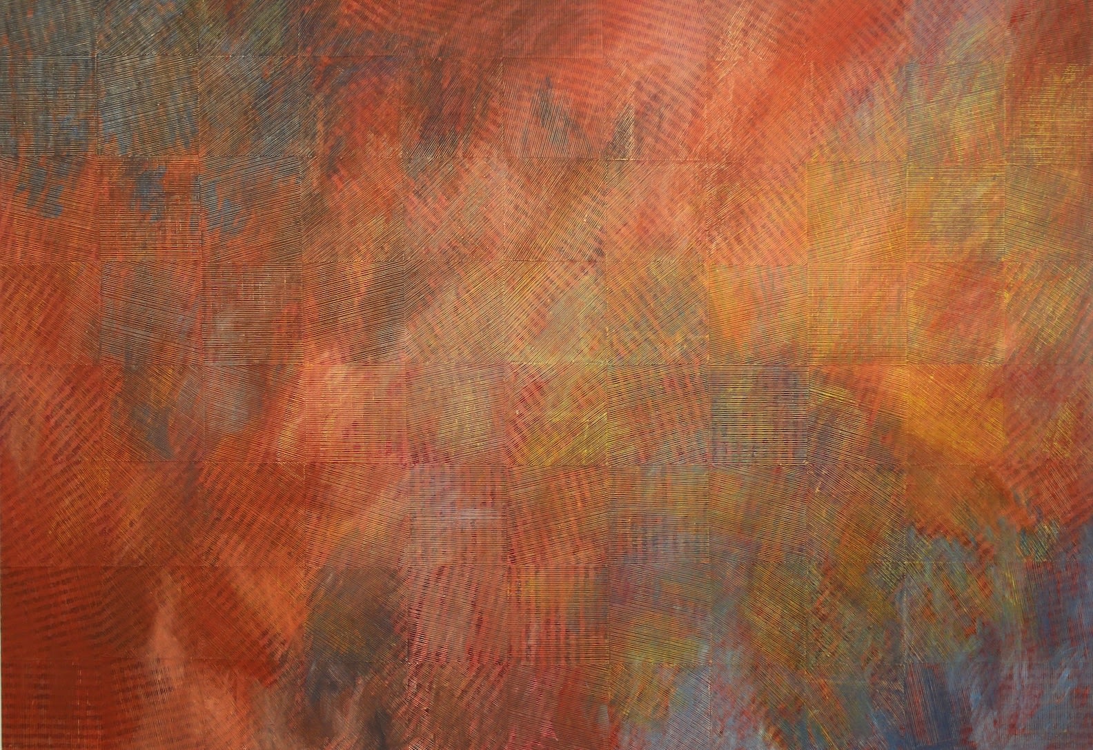 David Whitaker, Voyage of Life (Red Cave, After Thomas Cole), 1975