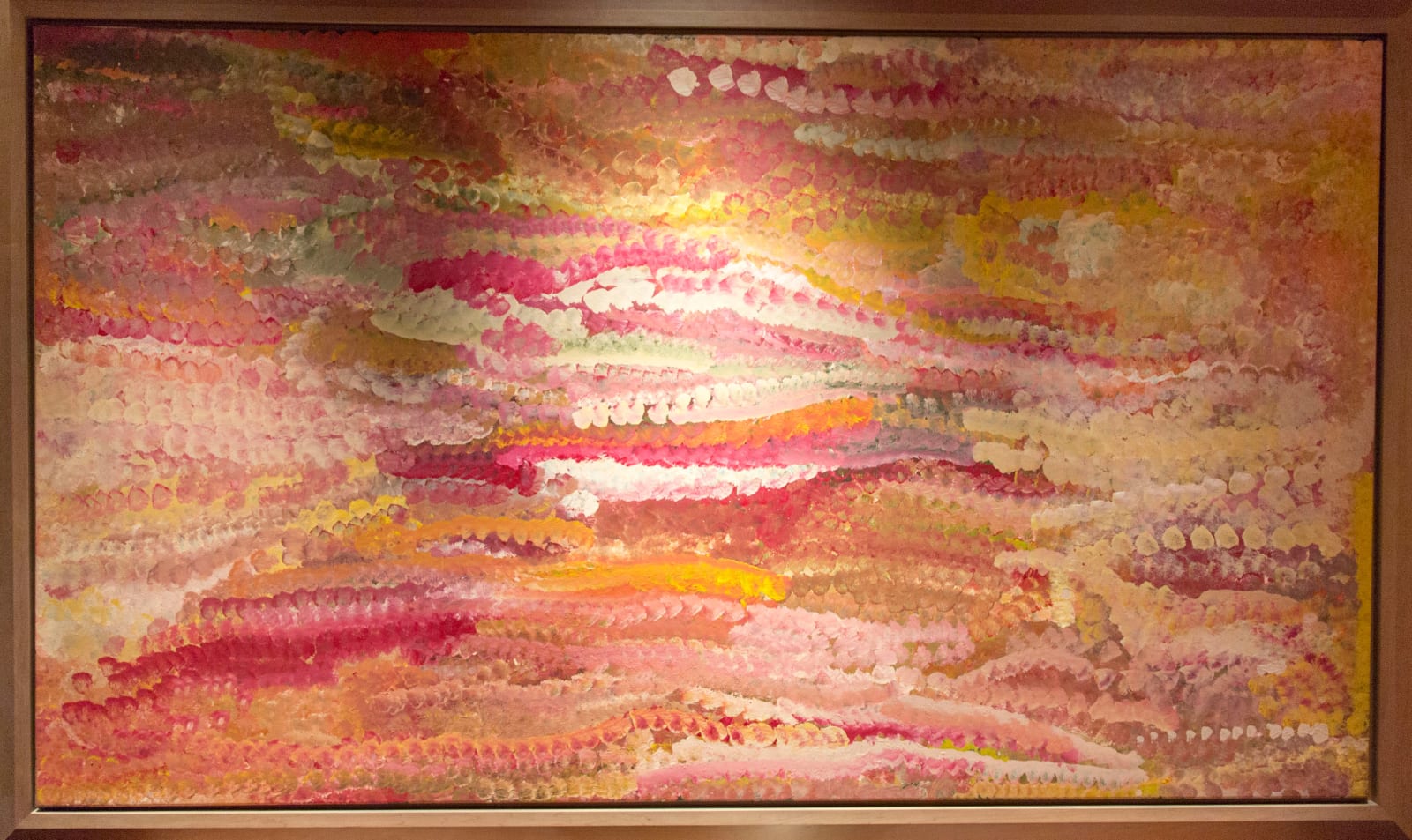 Rebecca Hossack Gallery in London presents Emily Kam Kngwarray’s modern Aboriginal paintings rooted in the Utopia traditions which are celebrated globally and held in the Tate.