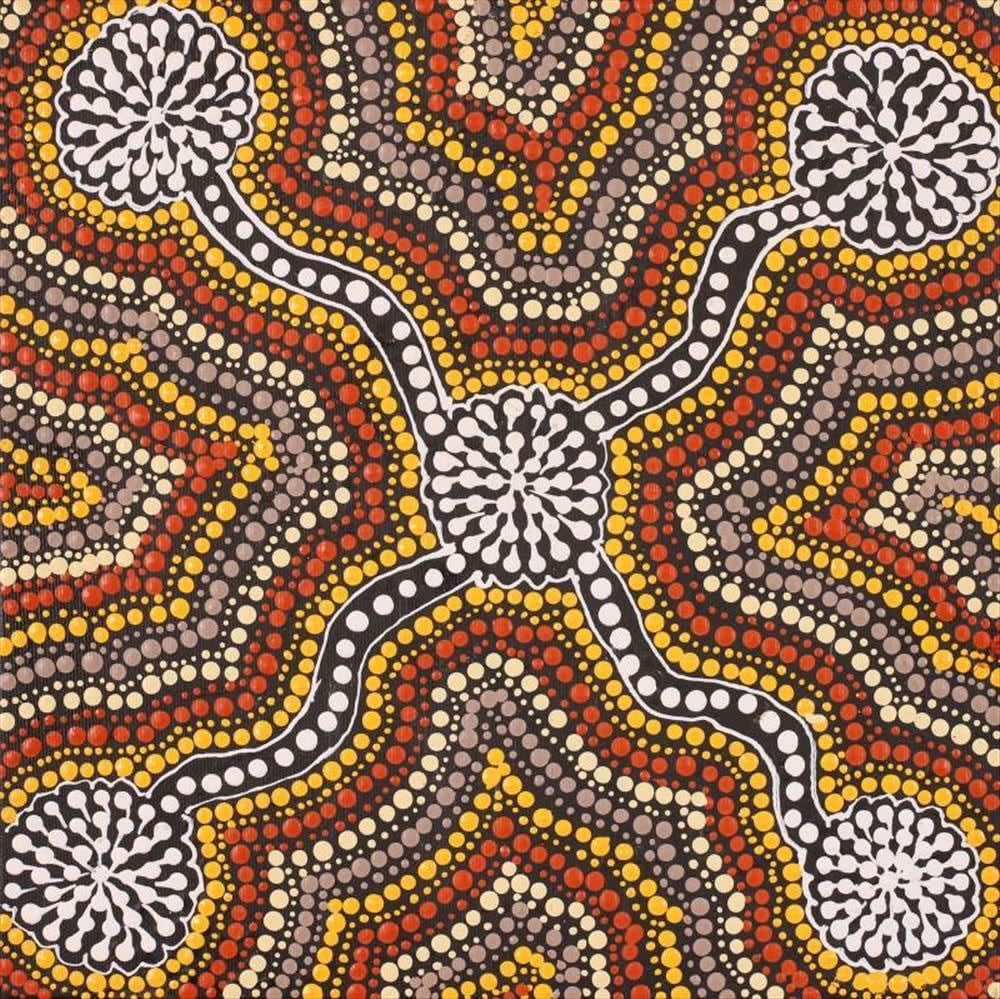 Selma Napanangka Tasman, Wanakiji Jukurrpa - Bush Tomato Dreaming, 2022