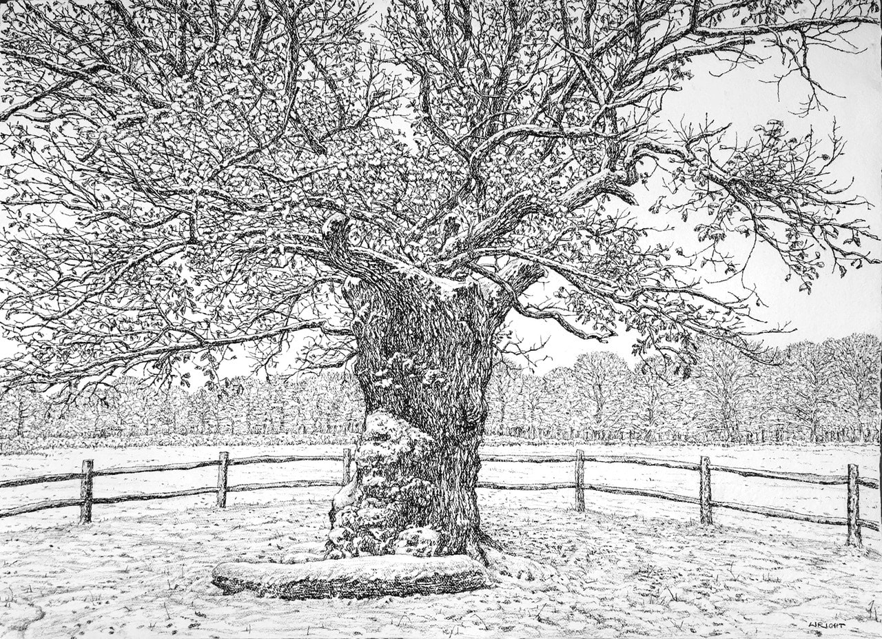 Roy Wright, The snow came early, 2023