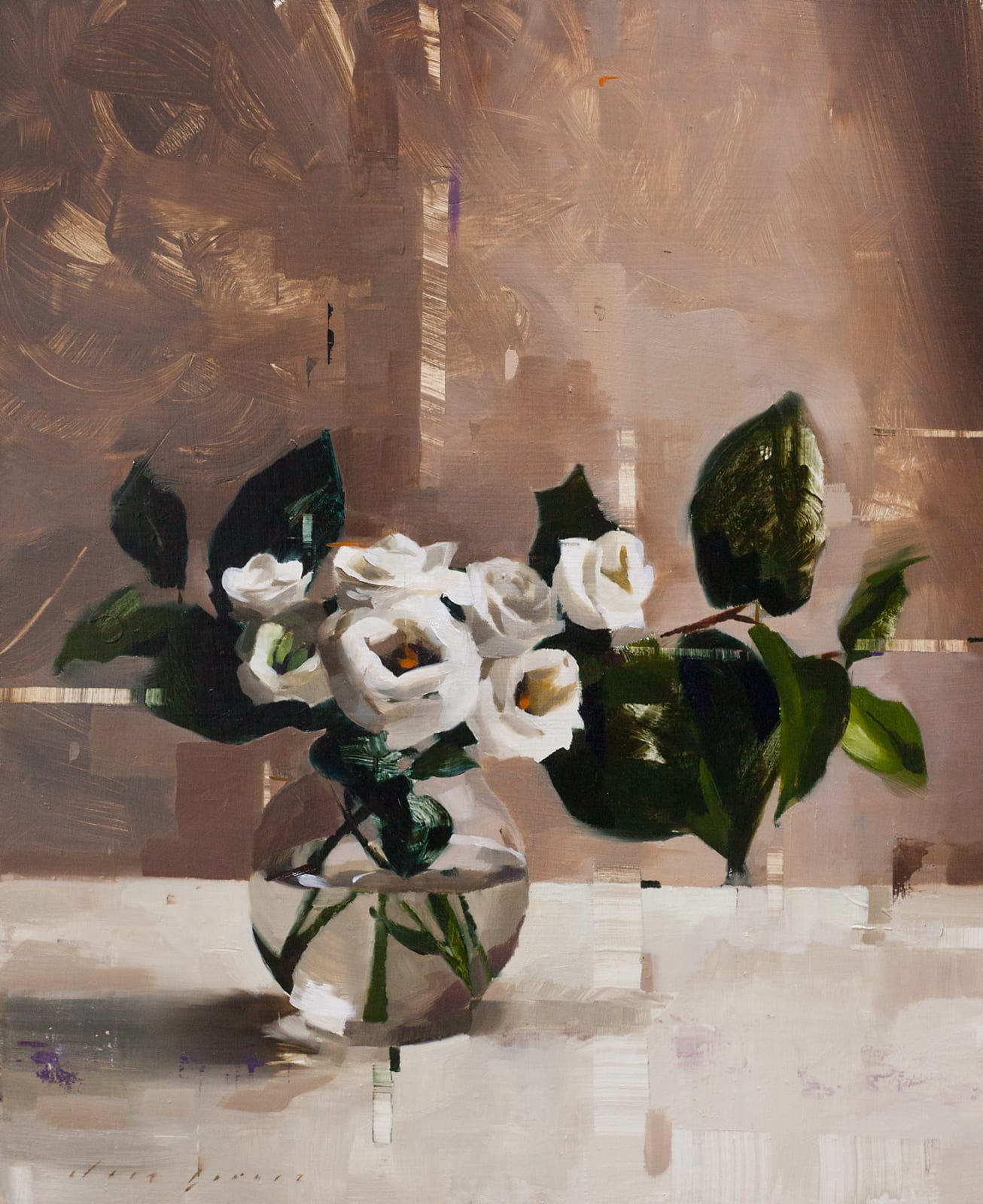 Jon Doran, Lisianthus And Shade, 2018