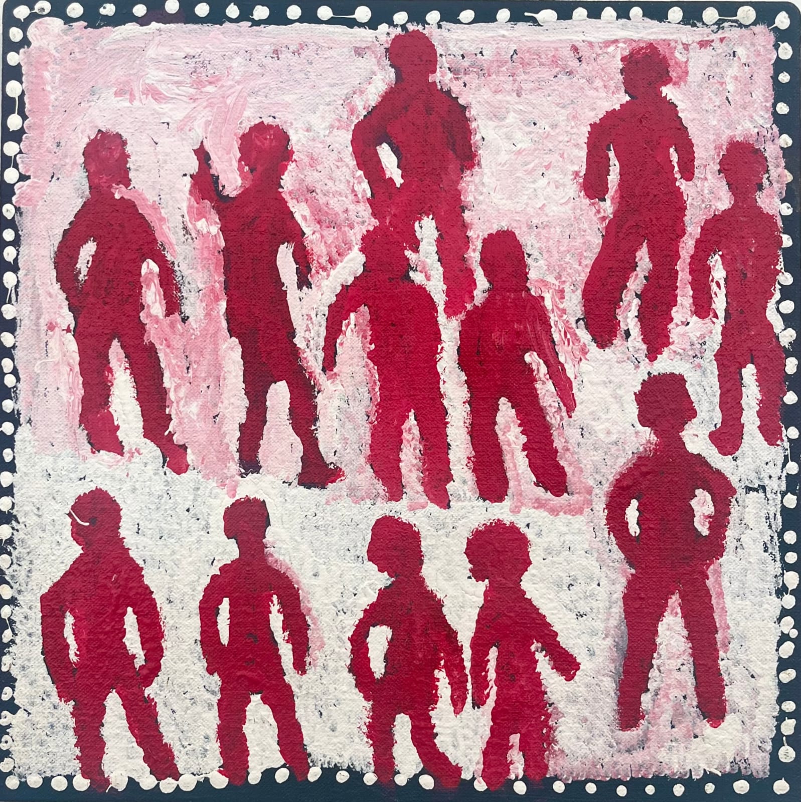 Rebecca Hossack Gallery in London presents works by Australian Aboriginal Utopia artist Motorbike Paddy, drawing on the legacy of Emily Kam Kngwarray and the Utopia region